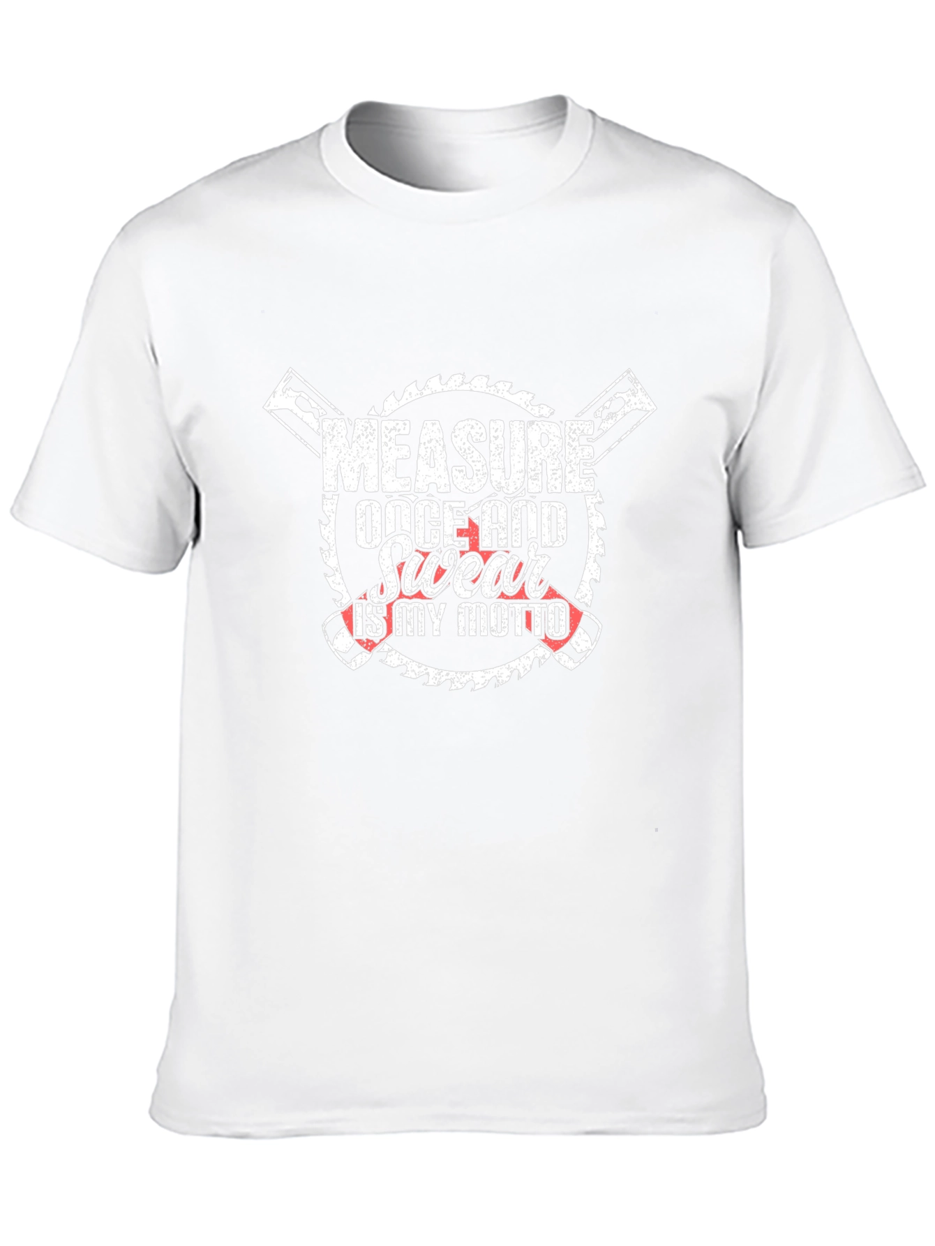 Measure Once & Swear Motto Graphic Tee