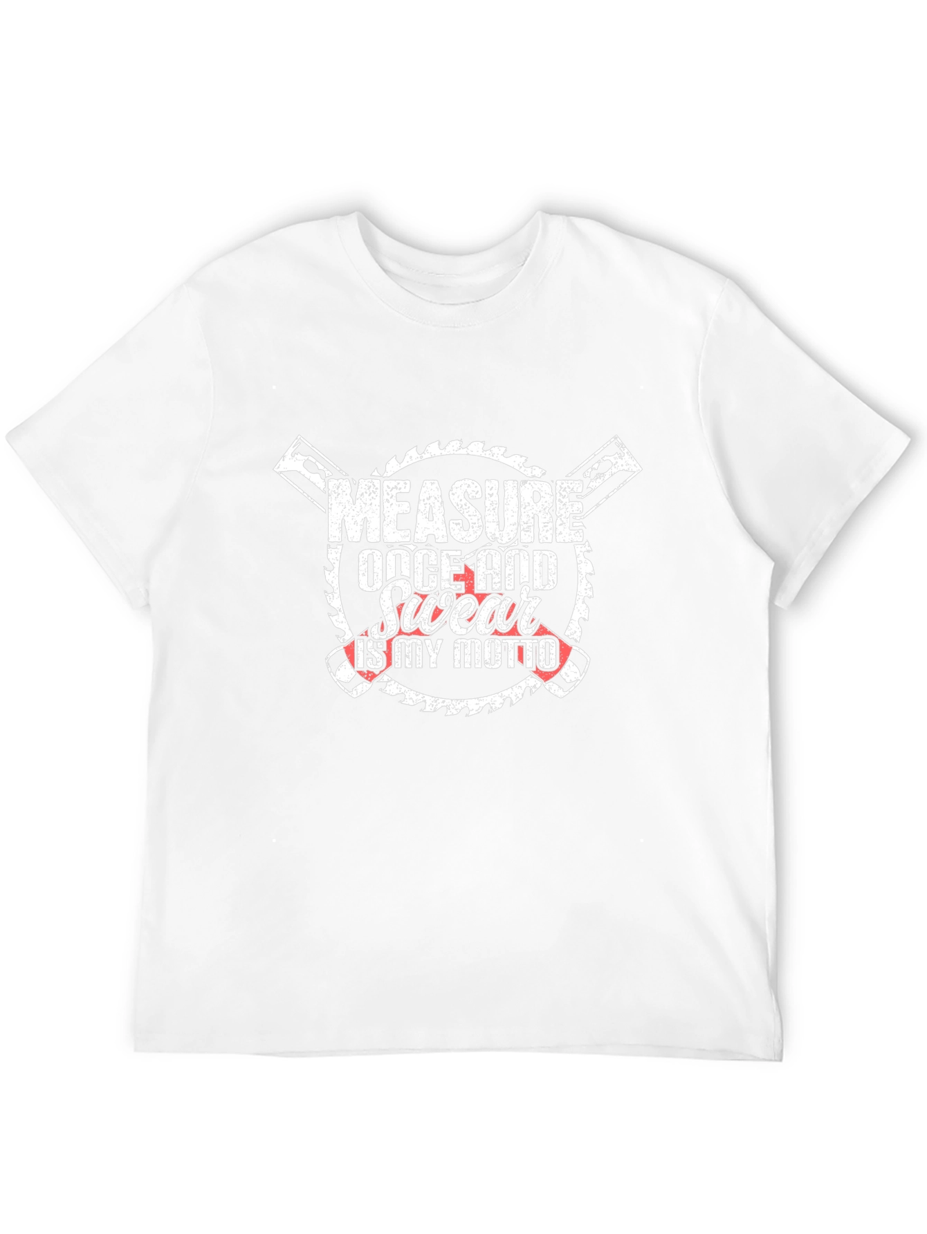 Measure Once & Swear Motto Graphic Tee