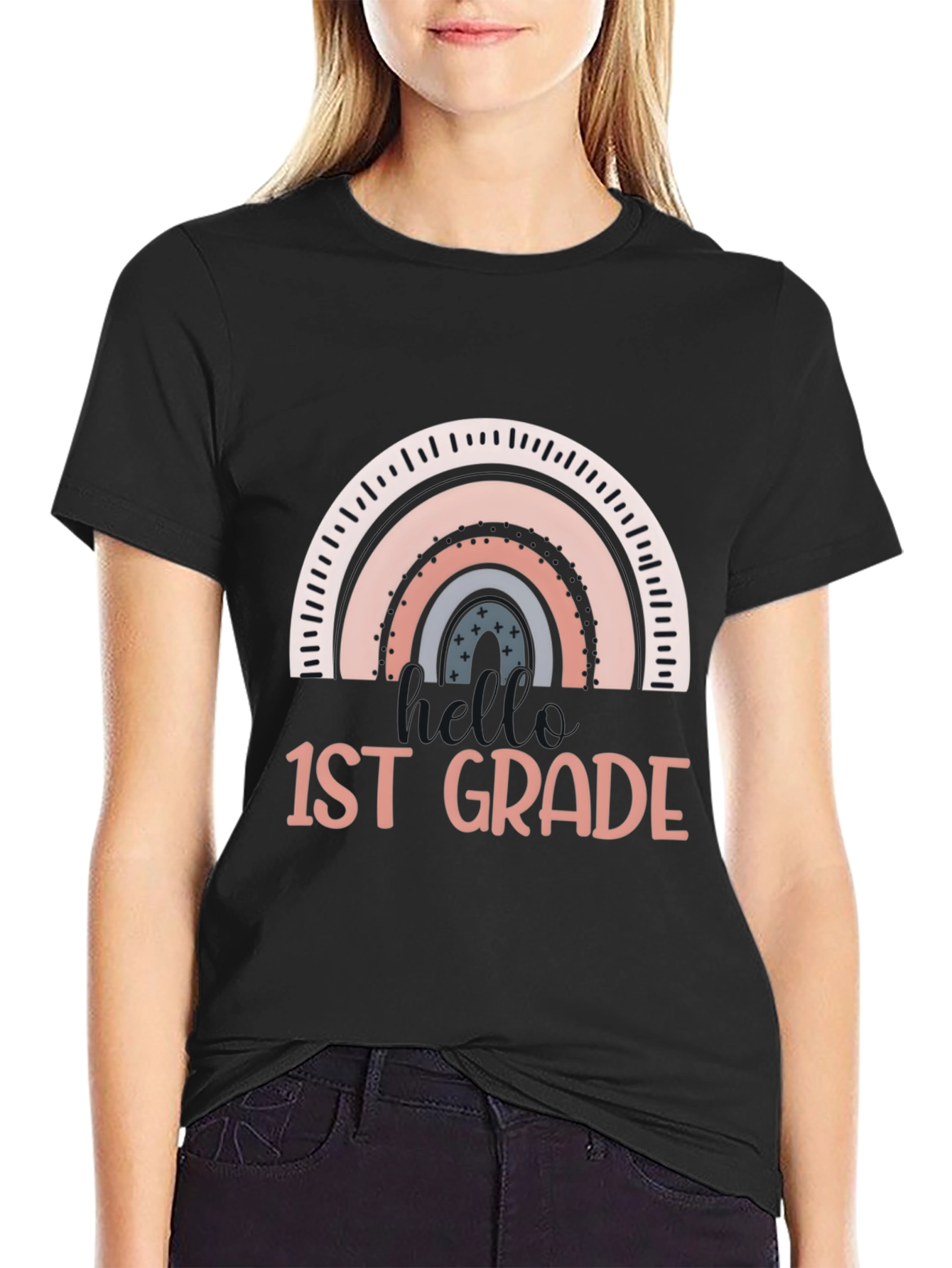 1st Grade Rainbow T-Shirt - Back to School