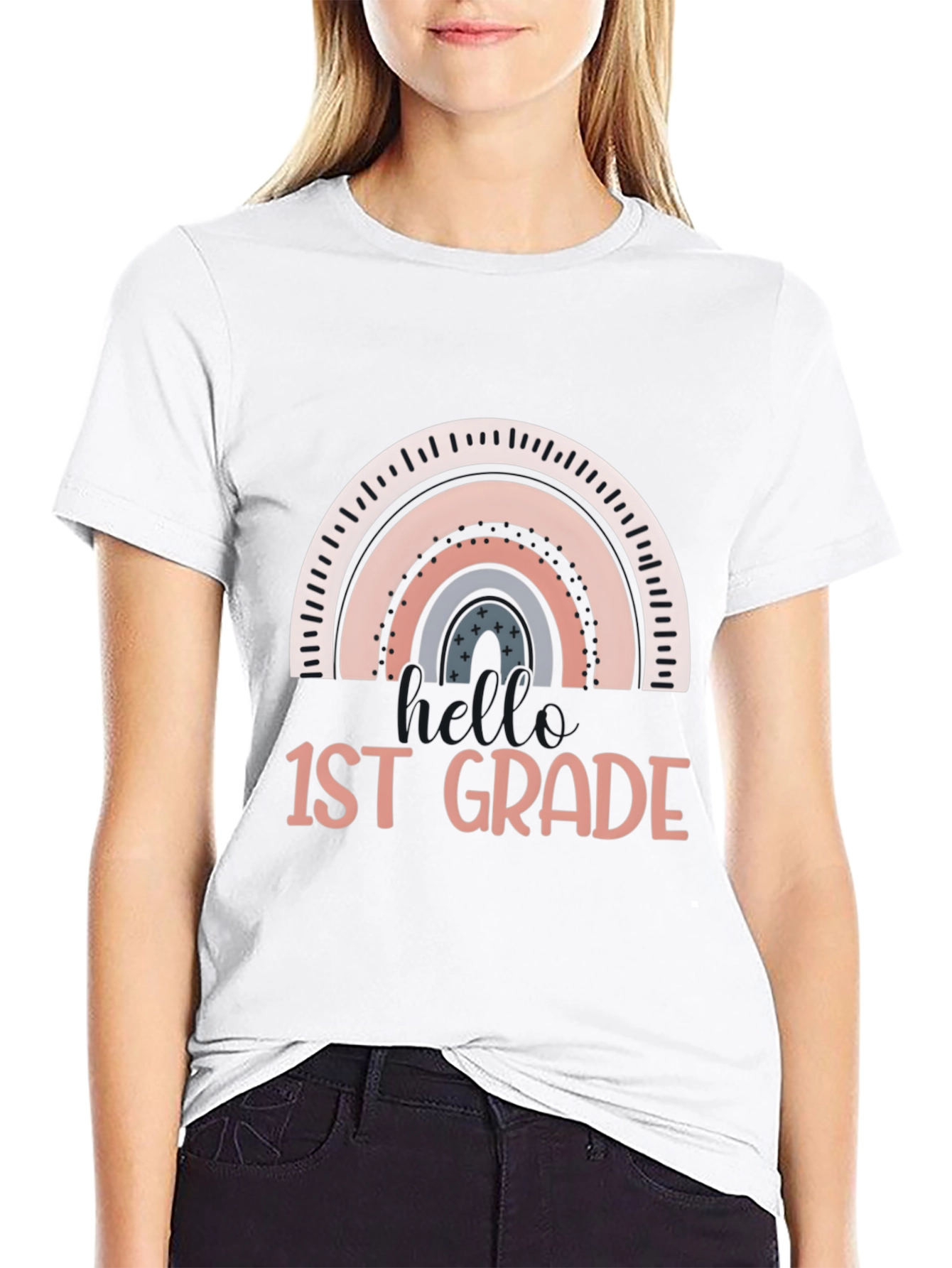 1st Grade Rainbow T-Shirt - Back to School