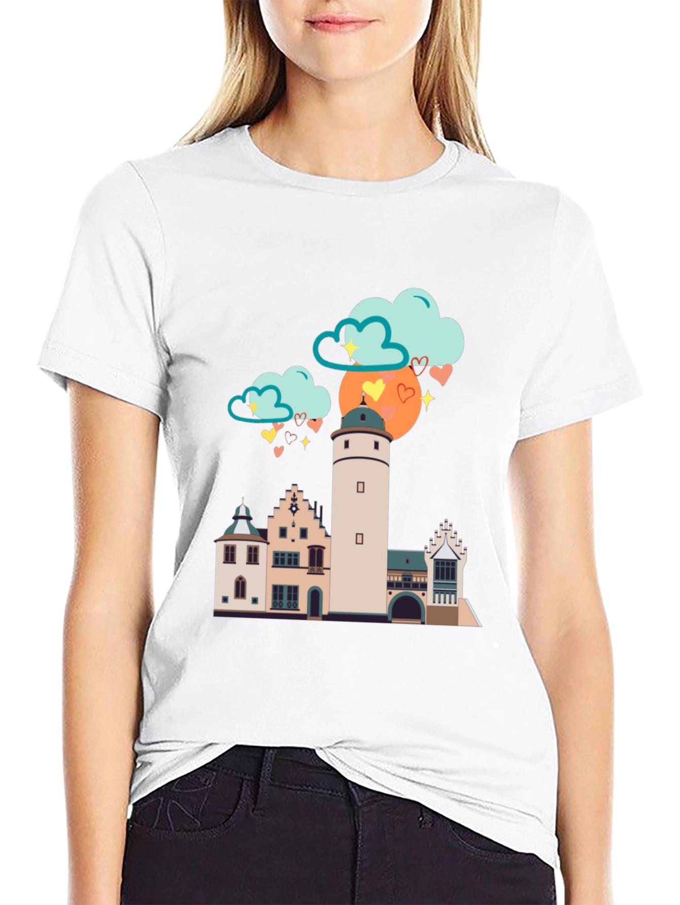 Cityscape Graphic T-Shirt - Stylish Unisex Tee
