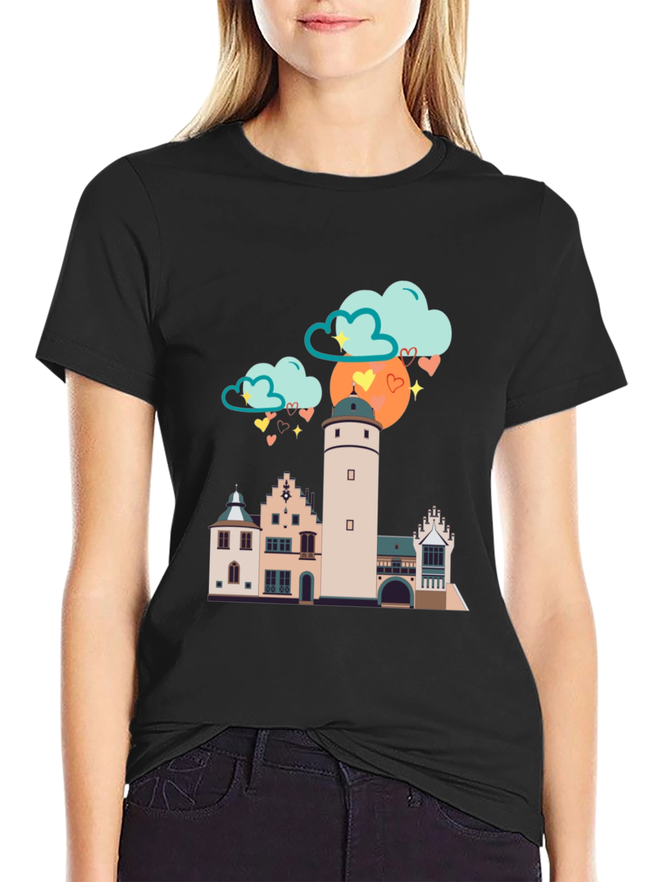 Cityscape Graphic T-Shirt - Stylish Unisex Tee