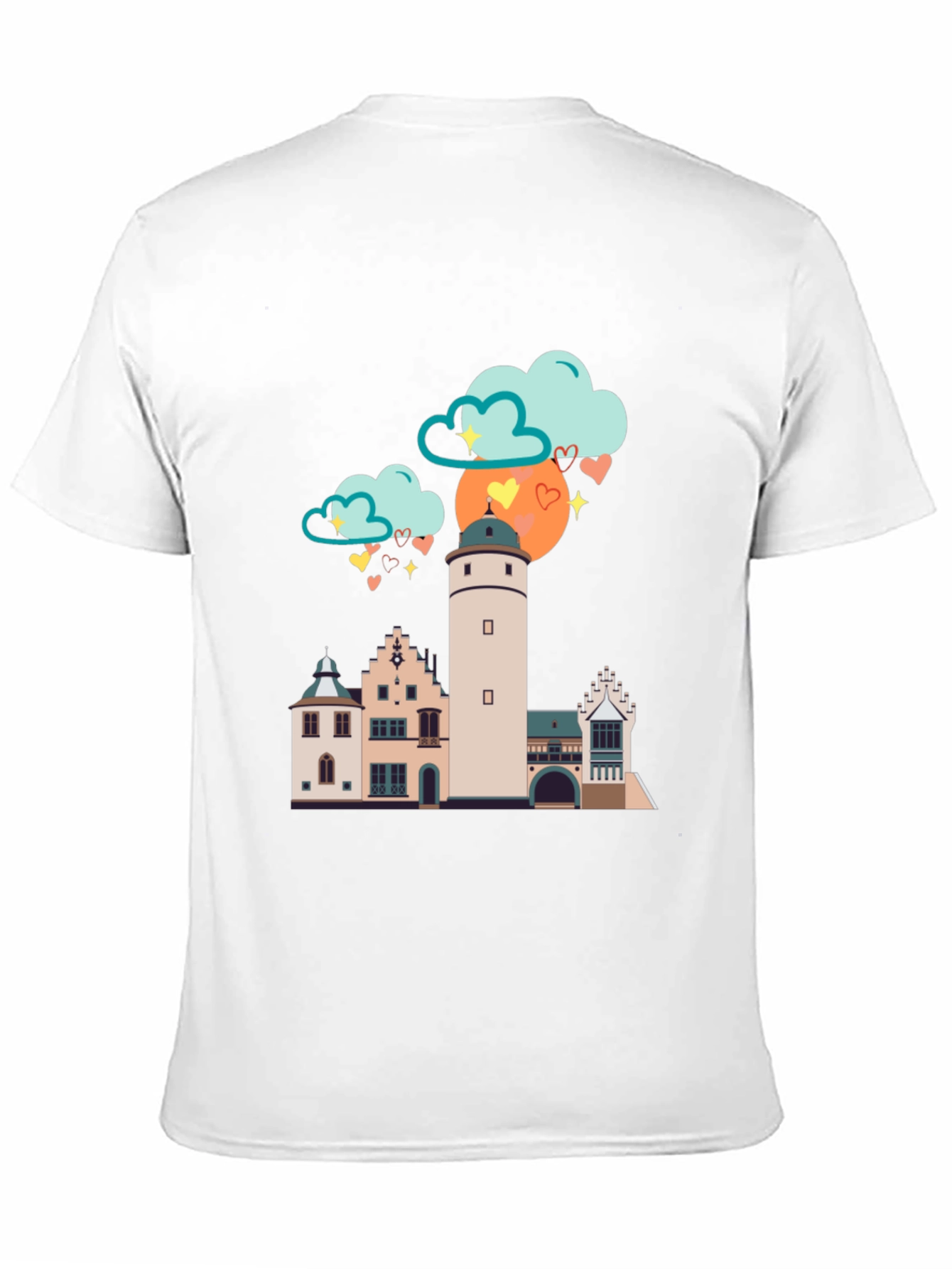 Cityscape Graphic T-Shirt - Stylish Unisex Tee