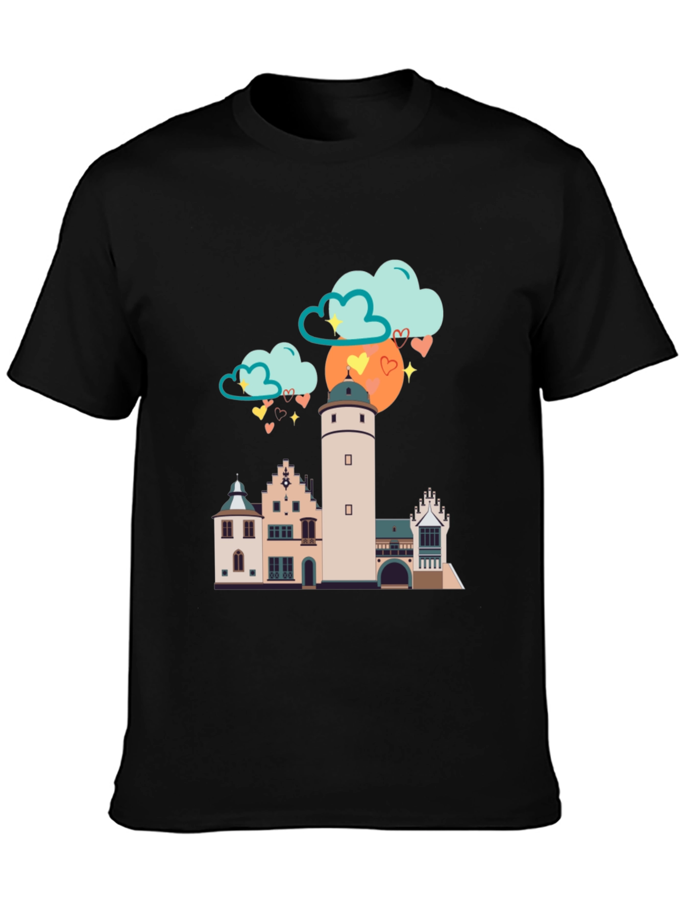 Cityscape Graphic T-Shirt - Stylish Unisex Tee