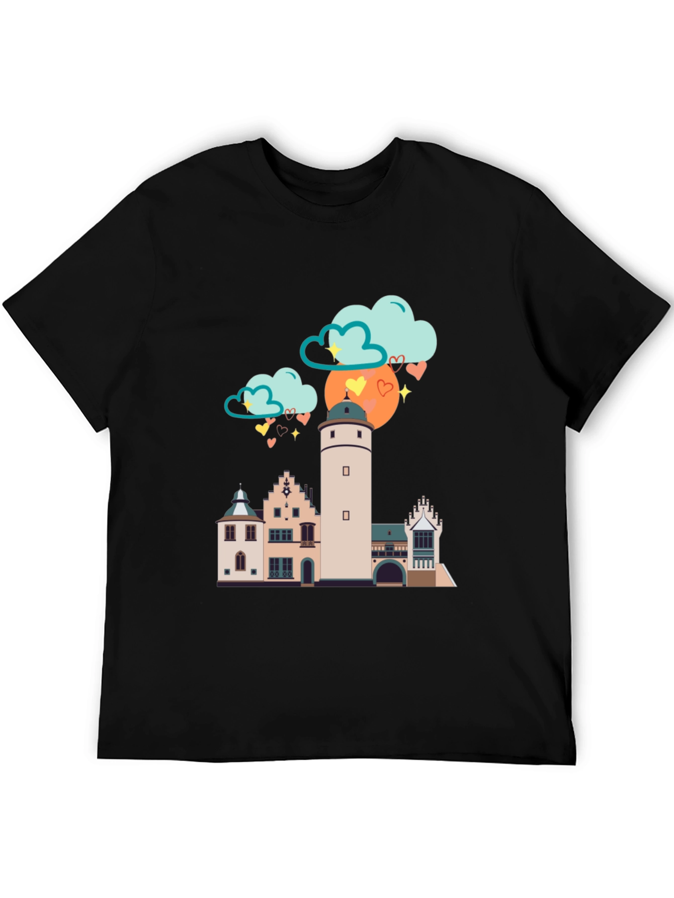 Cityscape Graphic T-Shirt - Stylish Unisex Tee