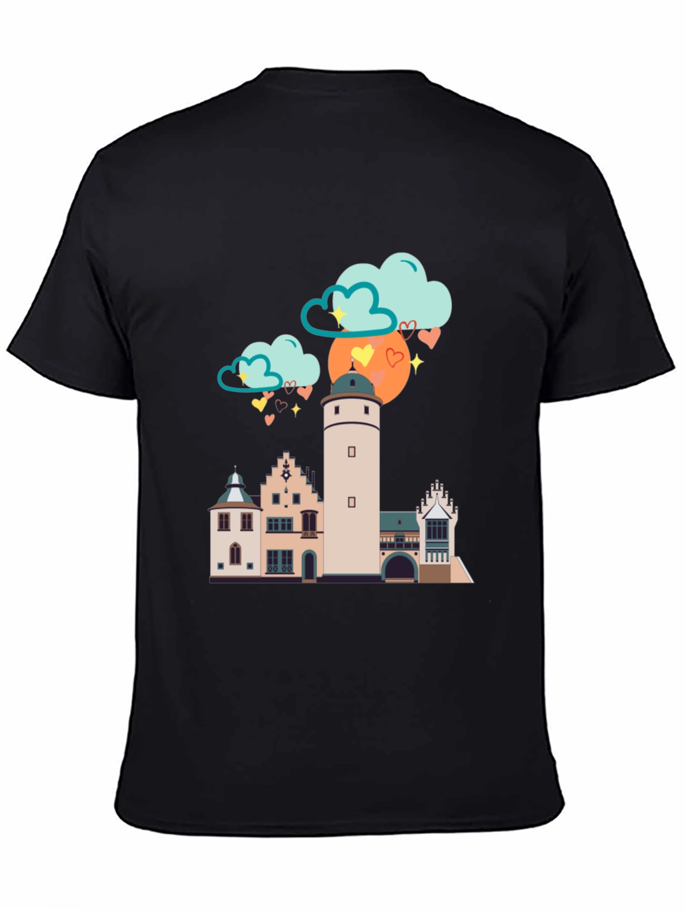 Cityscape Graphic T-Shirt - Stylish Unisex Tee