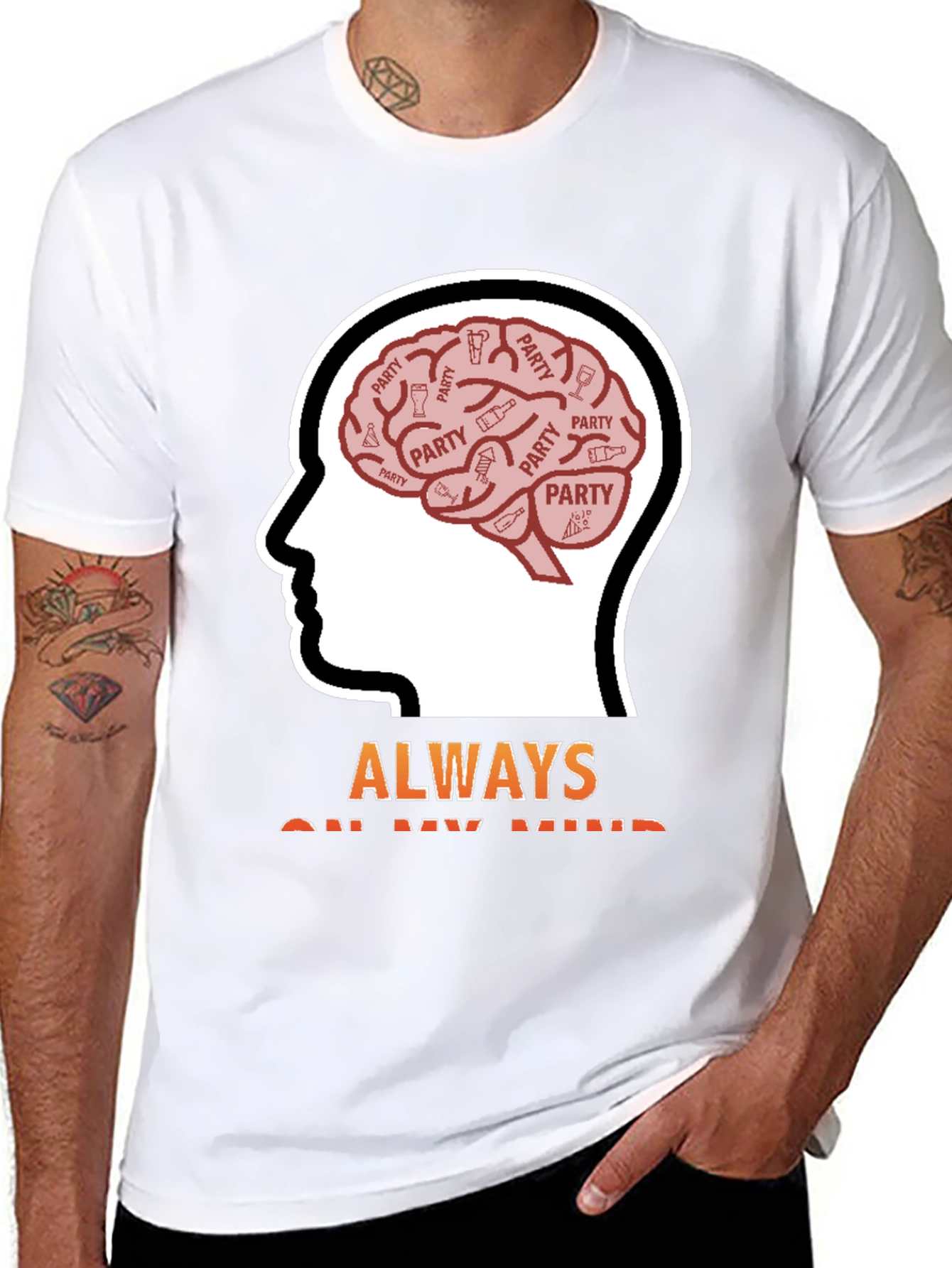 Party on My Mind Graphic Tee