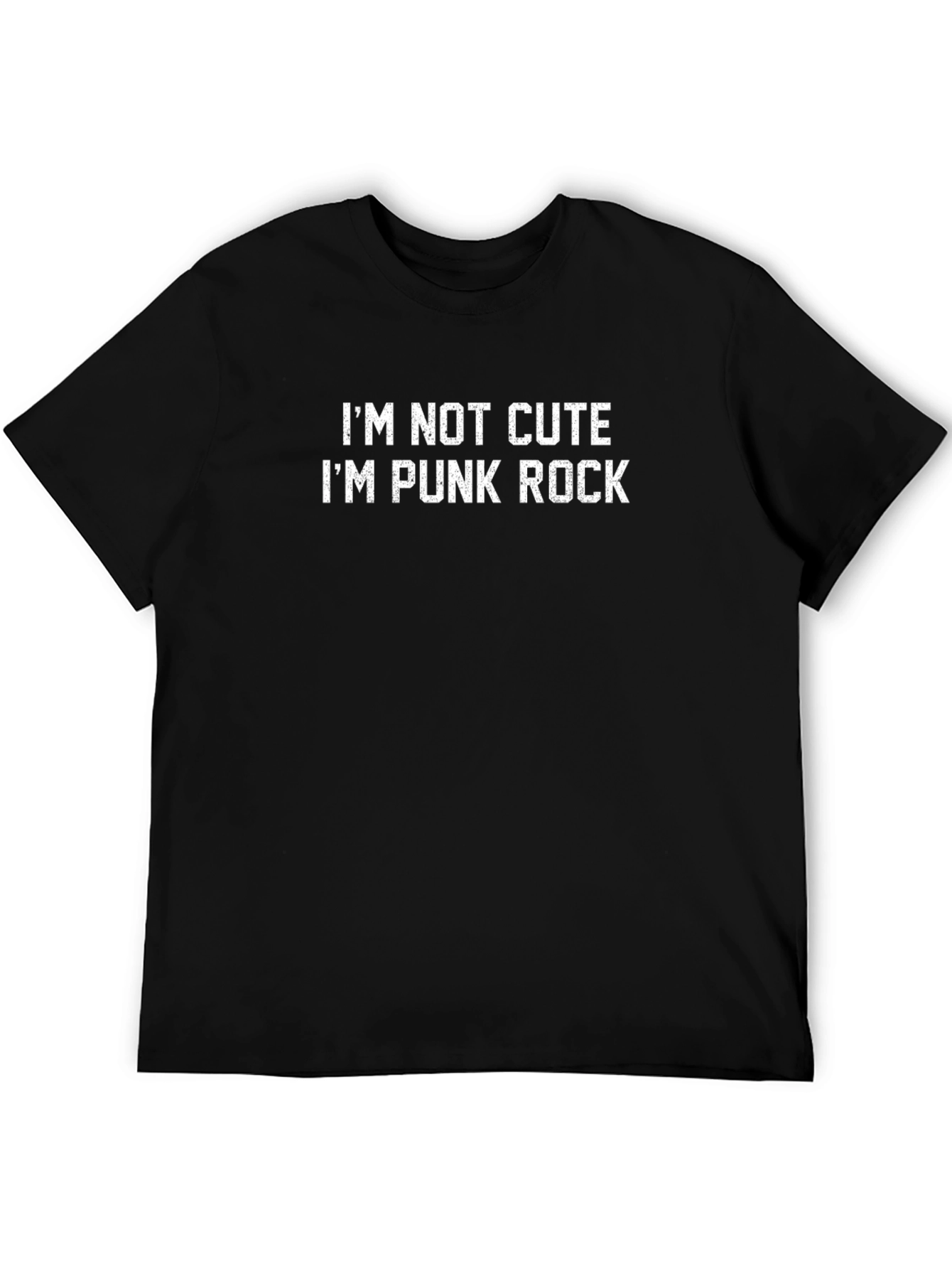 Im Not Cute Im Punk Rock Graphic T-Shirt