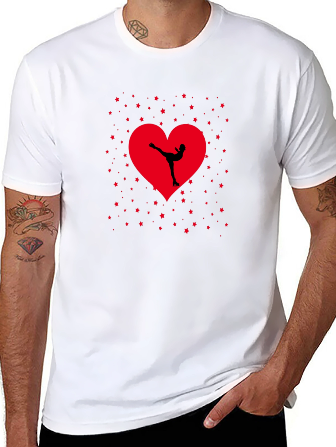Roller Skating Heart T-Shirt