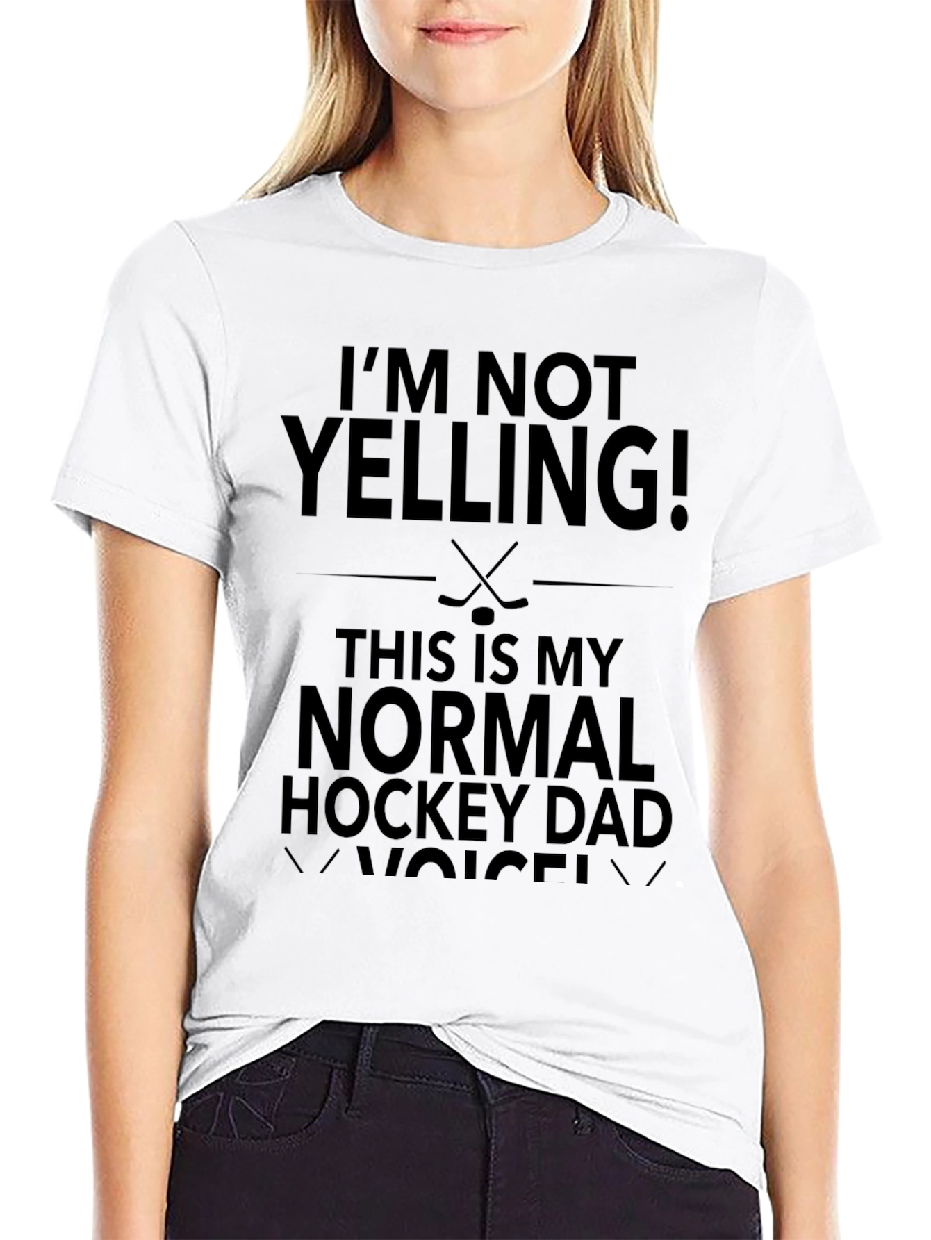 Im Not Yelling Hockey Dad T-Shirt