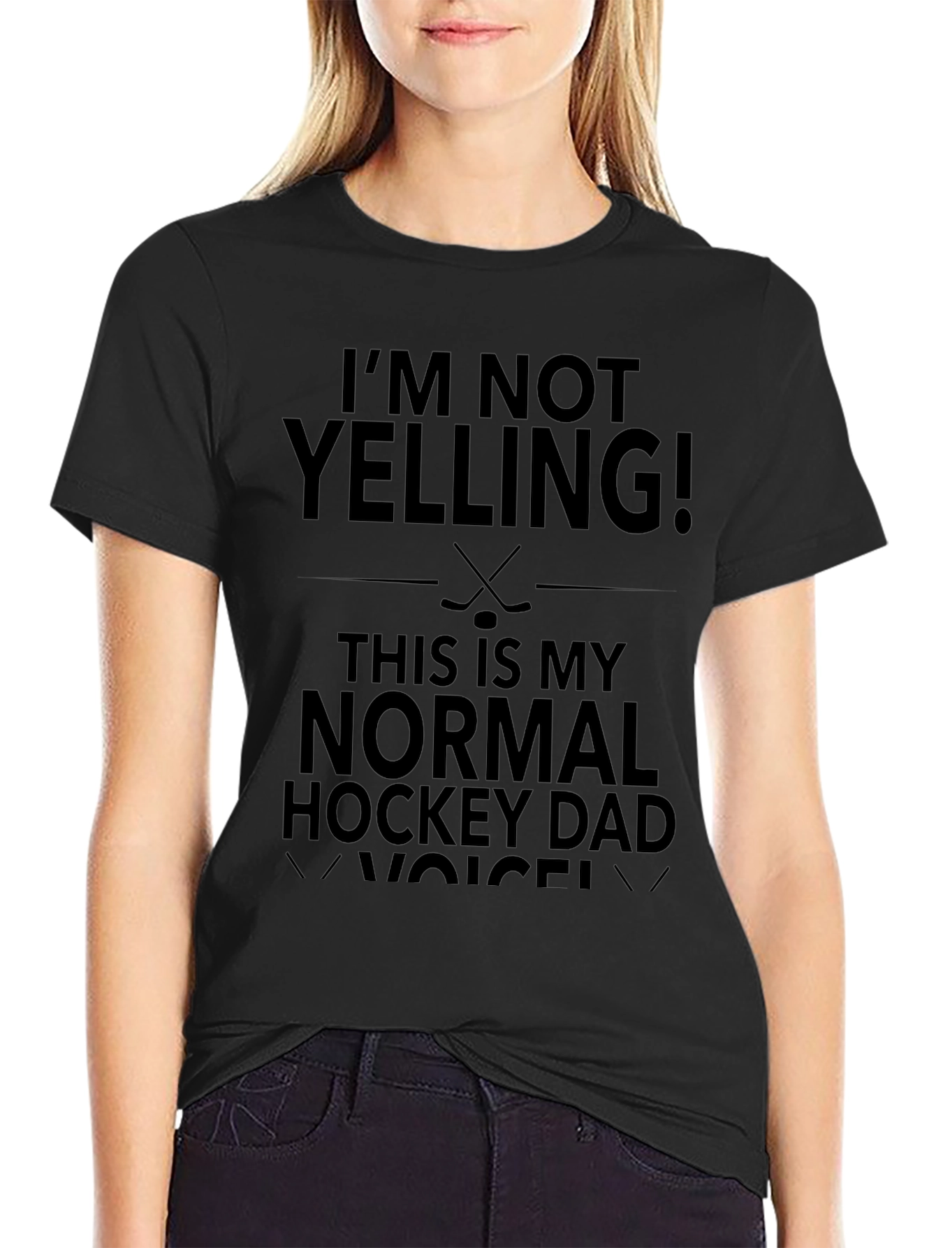 Im Not Yelling Hockey Dad T-Shirt
