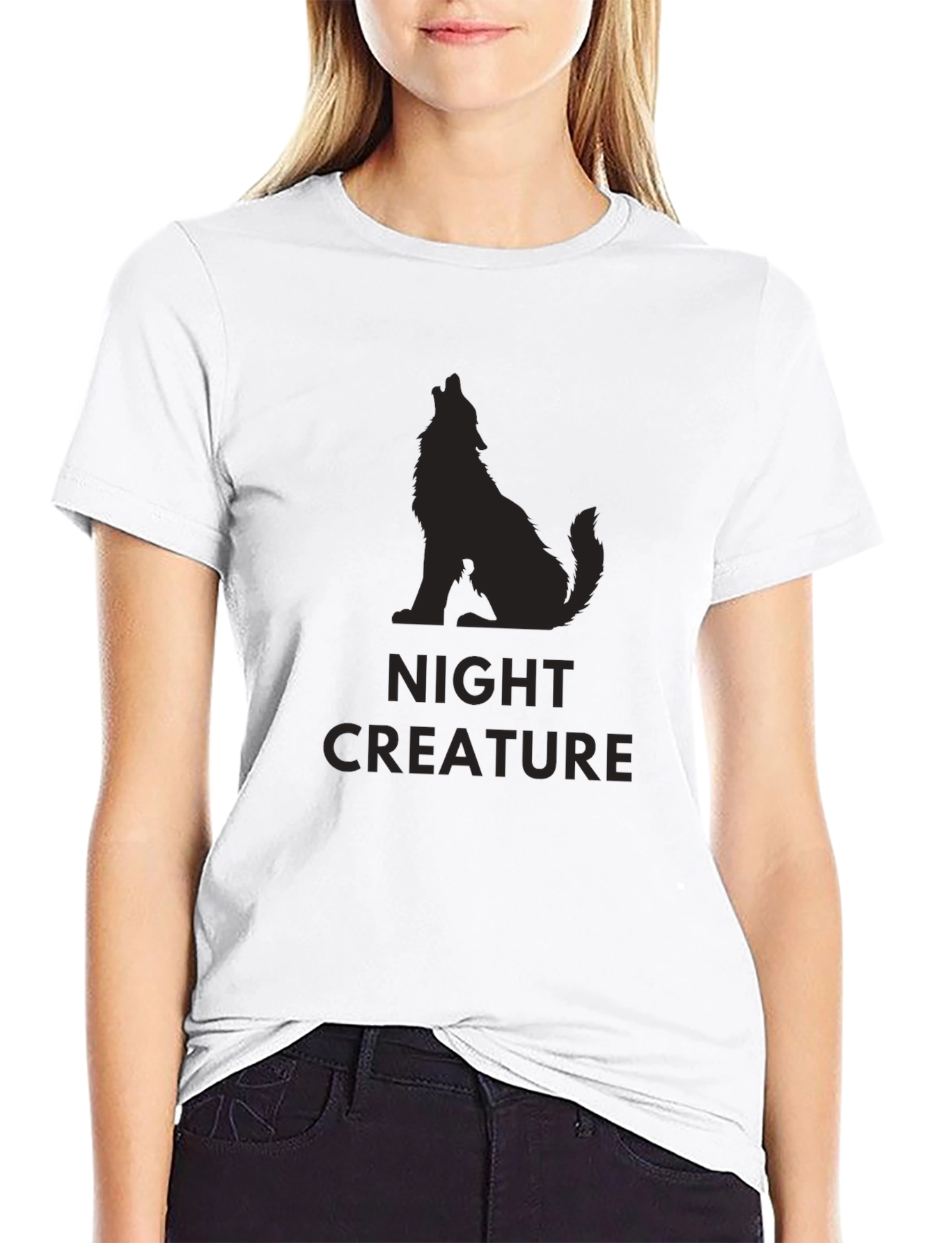 Night Creature Graphic Tee - Mens Black T-Shirt