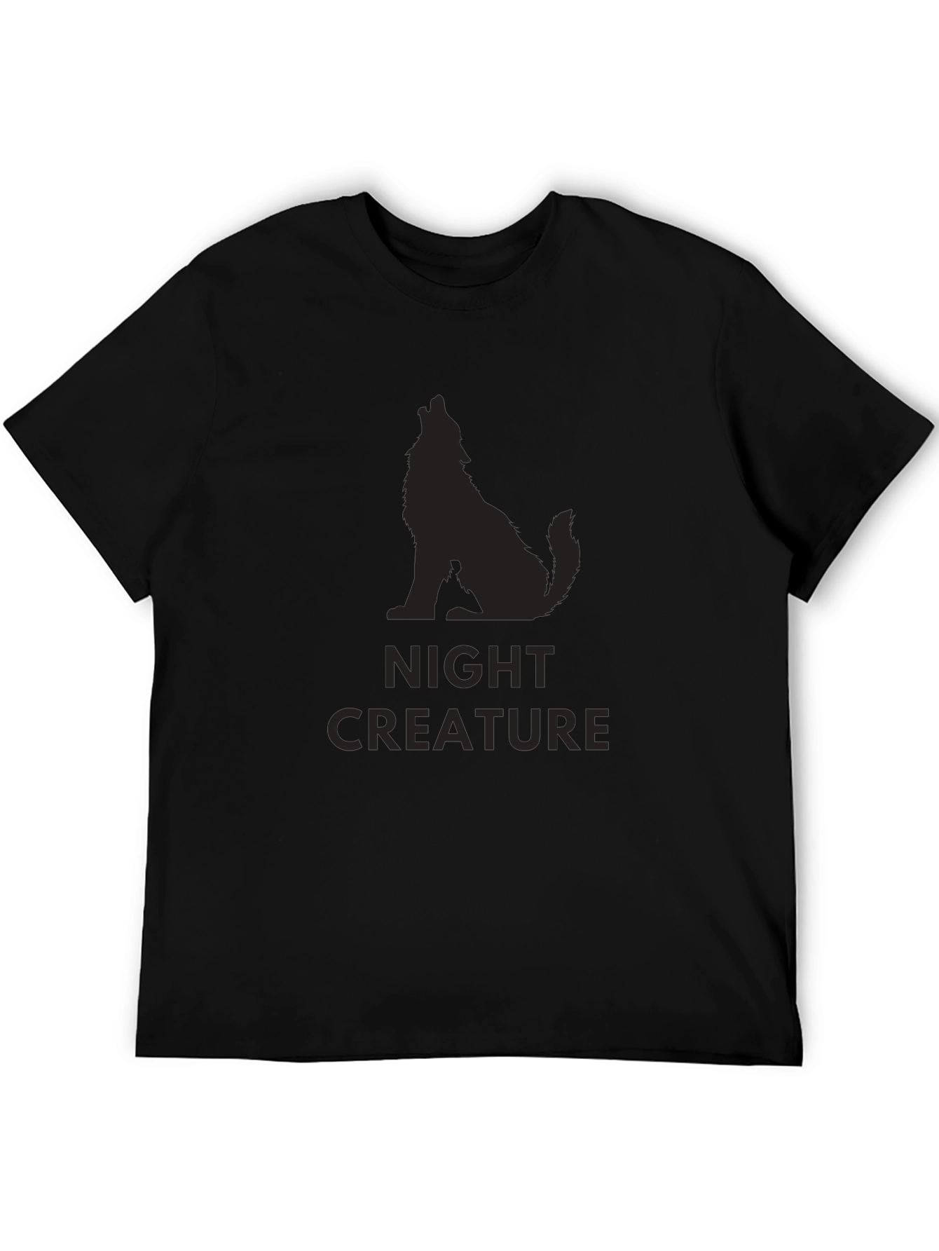 Night Creature Graphic Tee - Mens Black T-Shirt