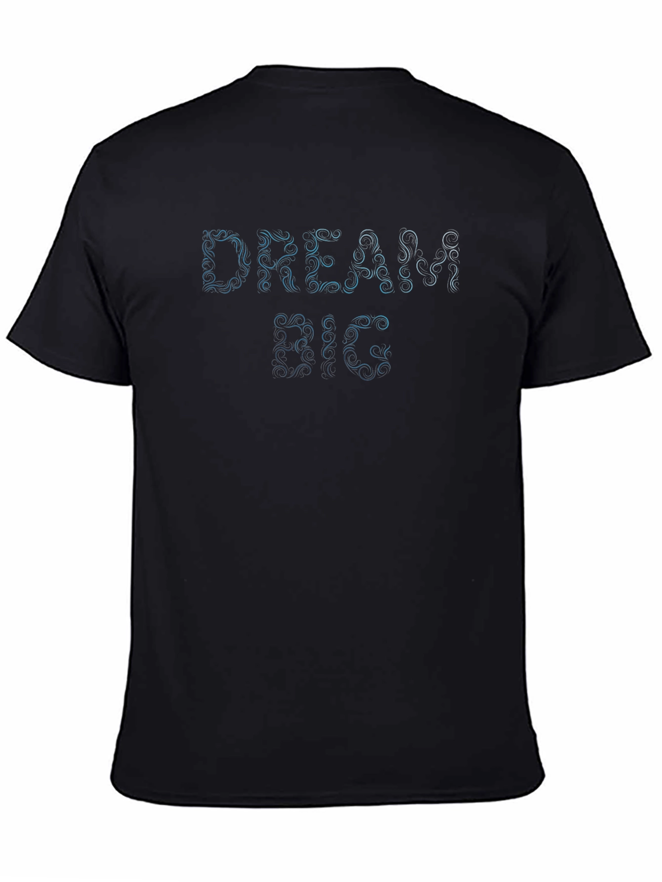 Dream Big Black Graphic Tee - Stylish & Motivational