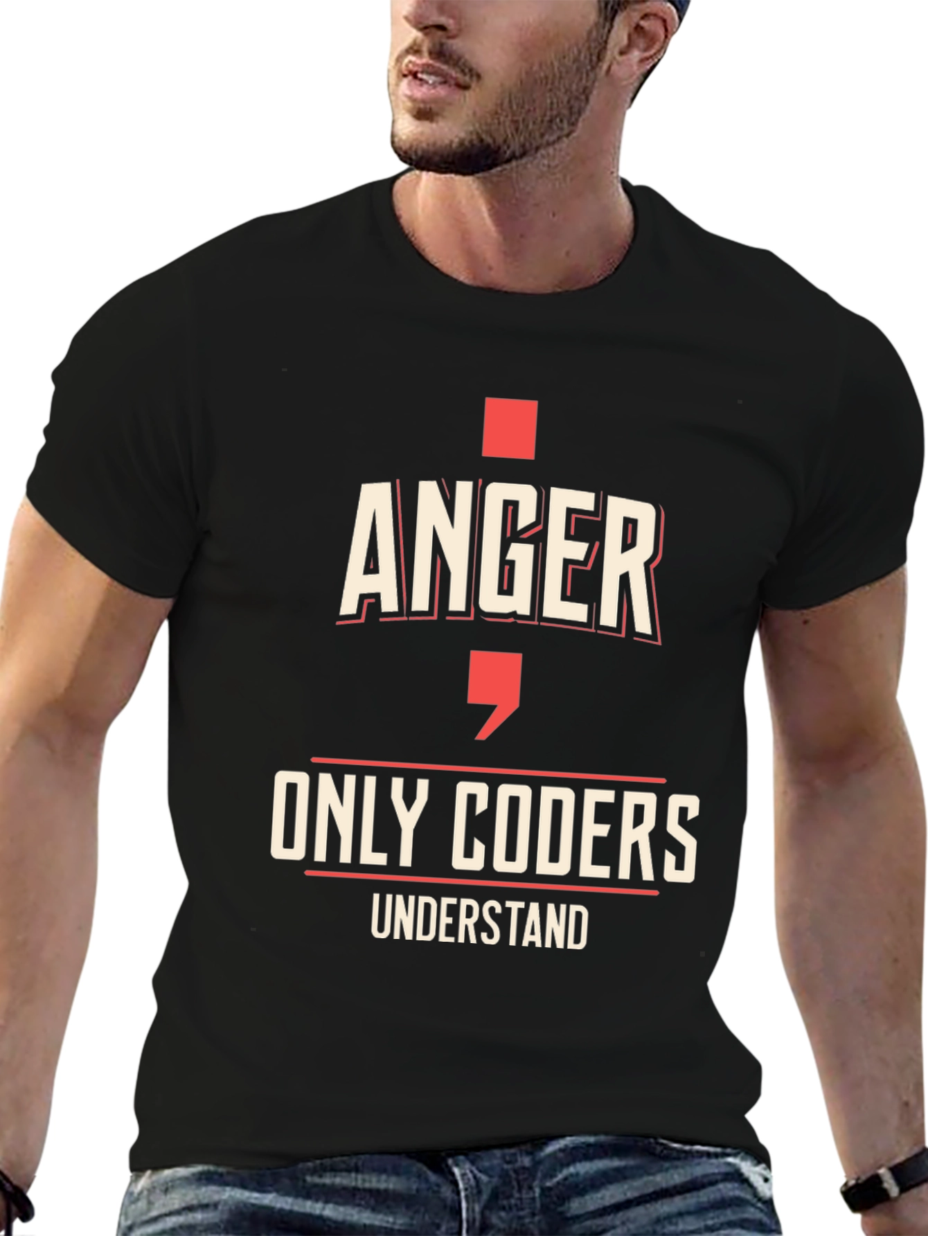 Coder Humor T-Shirt - Anger Only Coders Understand
