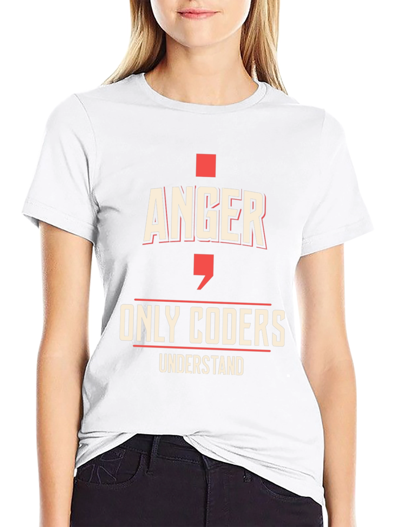 Coder Humor T-Shirt - Anger Only Coders Understand