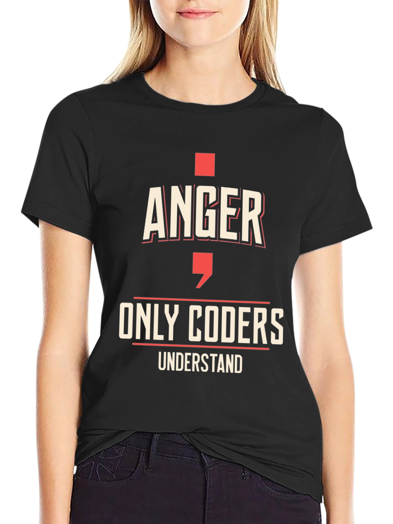 Coder Humor T-Shirt - Anger Only Coders Understand