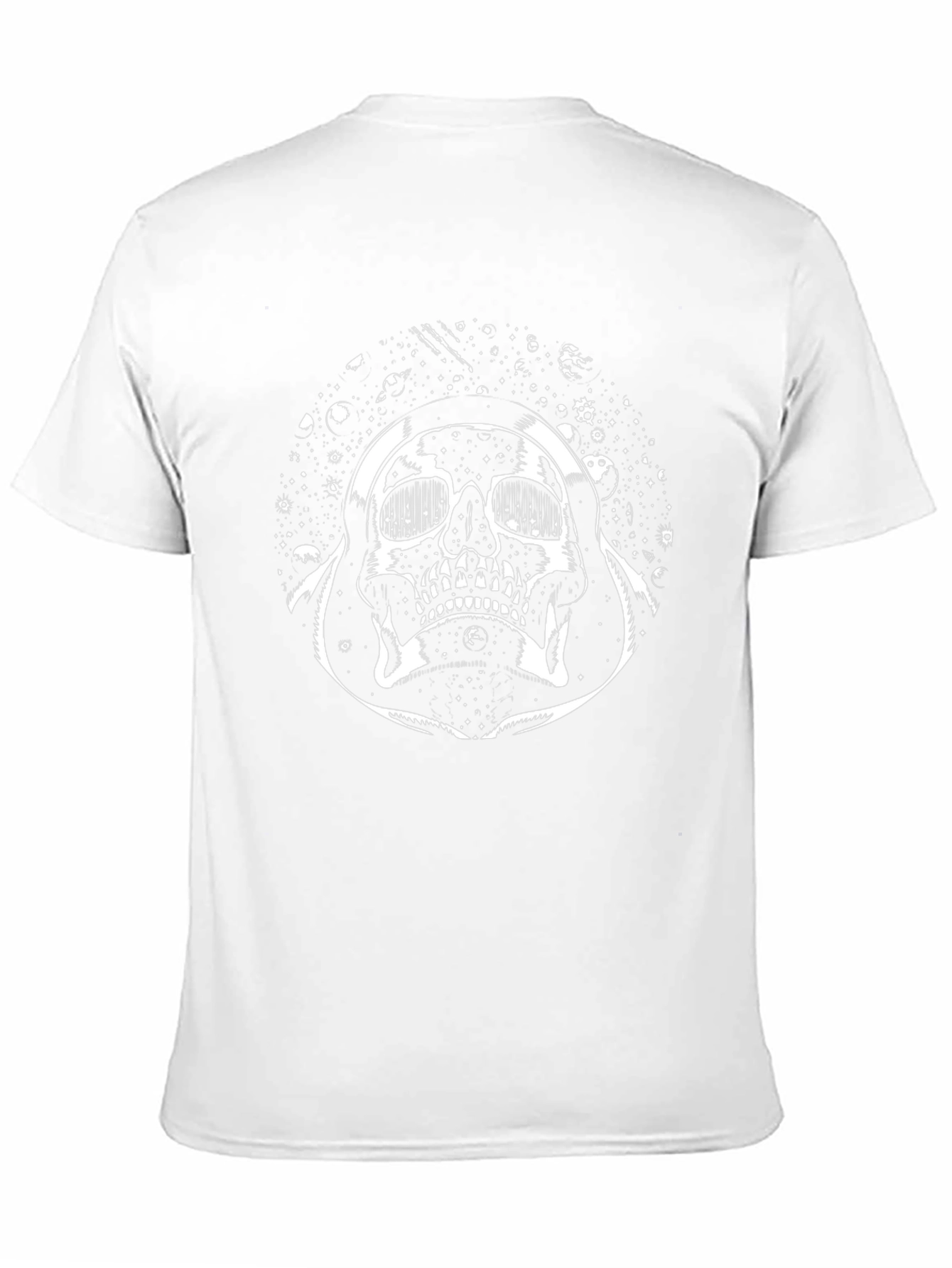 Skull Space Graphic Black Tee