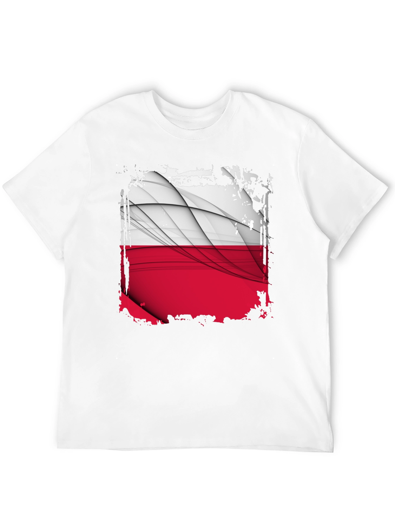 Poland Flag Graphic T-Shirt