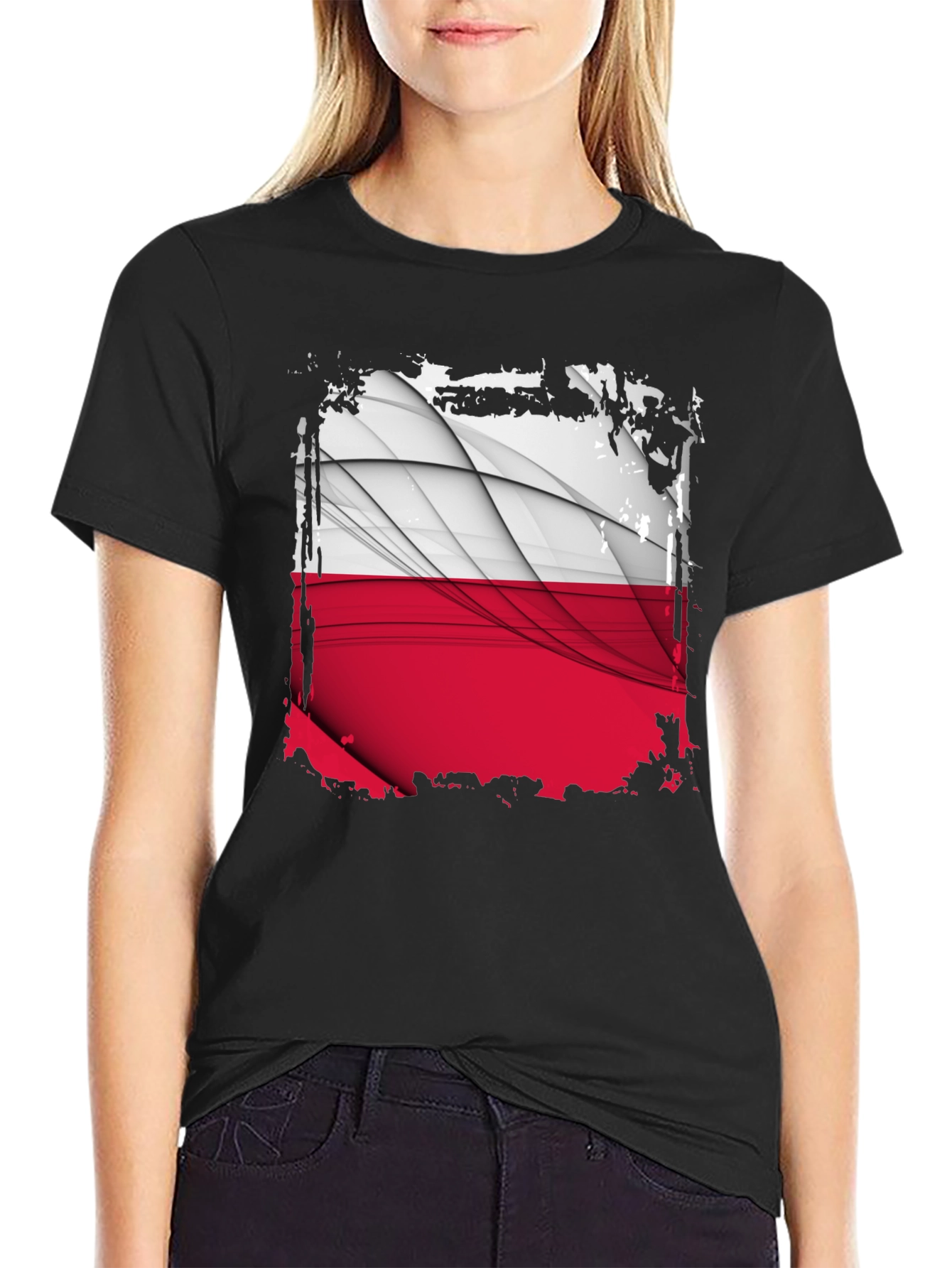 Poland Flag Graphic T-Shirt