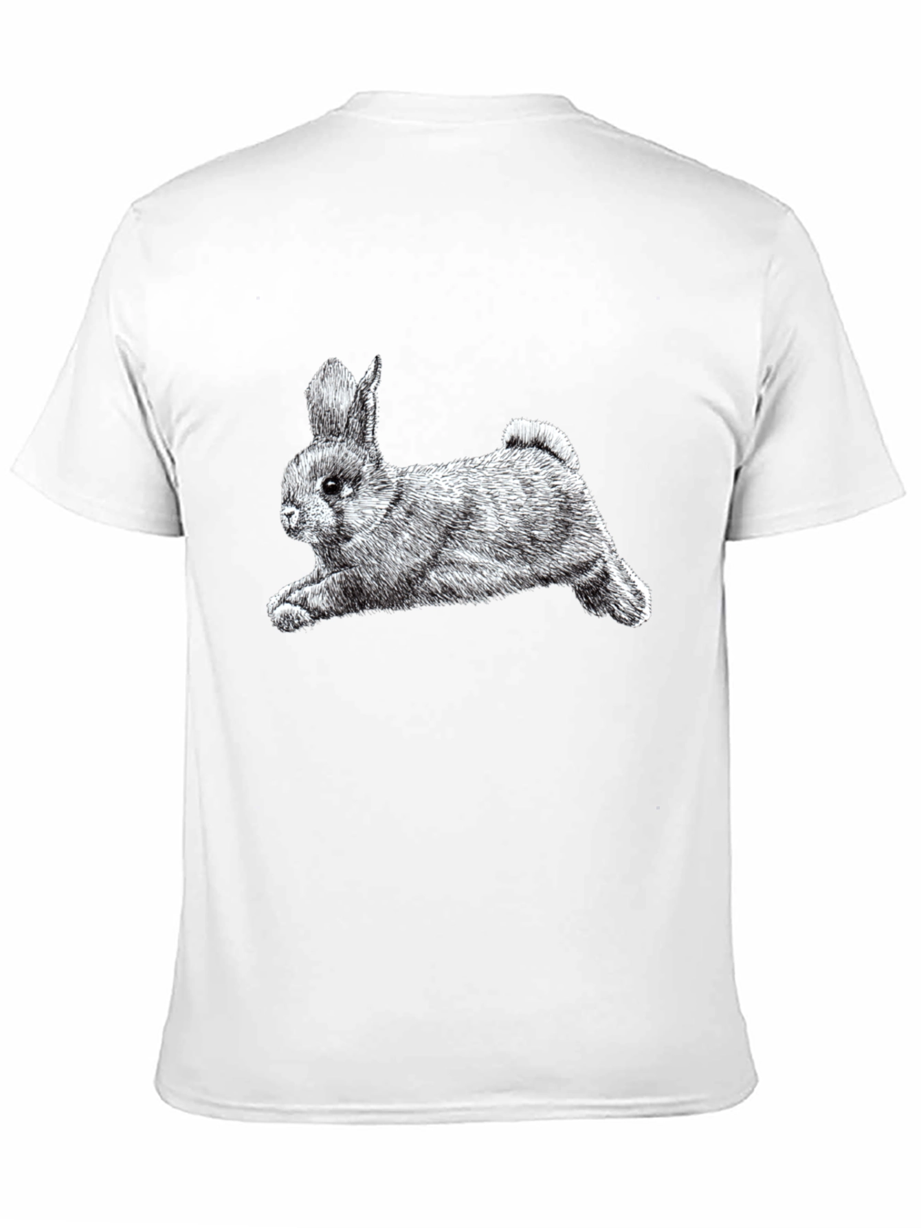 Bunny Graphic Tee - Classic Black Cotton