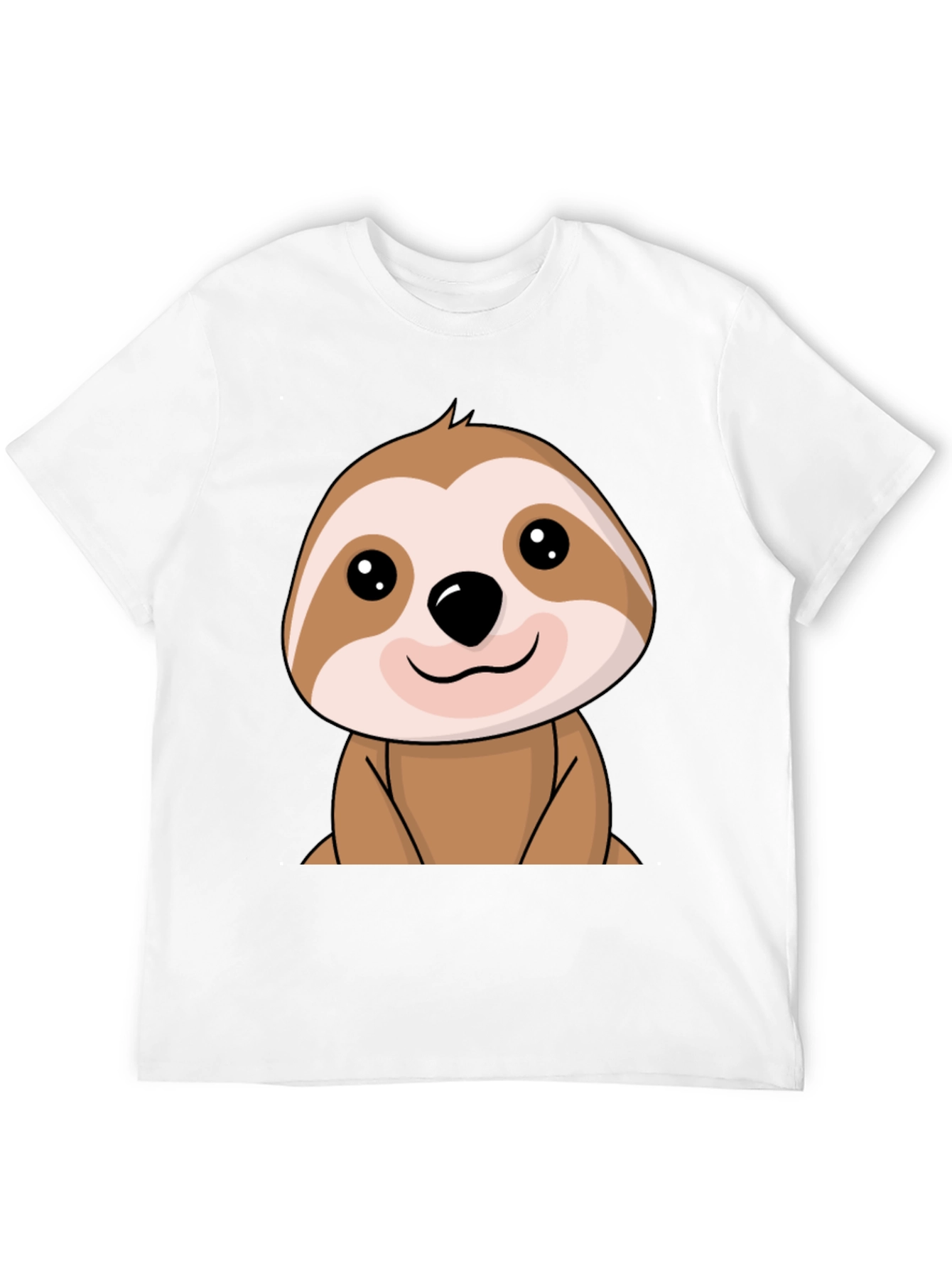 Cute Sloth Graphic Tee - Relaxed Fit