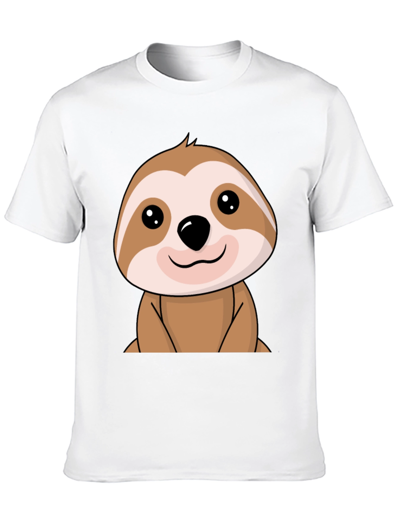 Cute Sloth Graphic Tee - Relaxed Fit