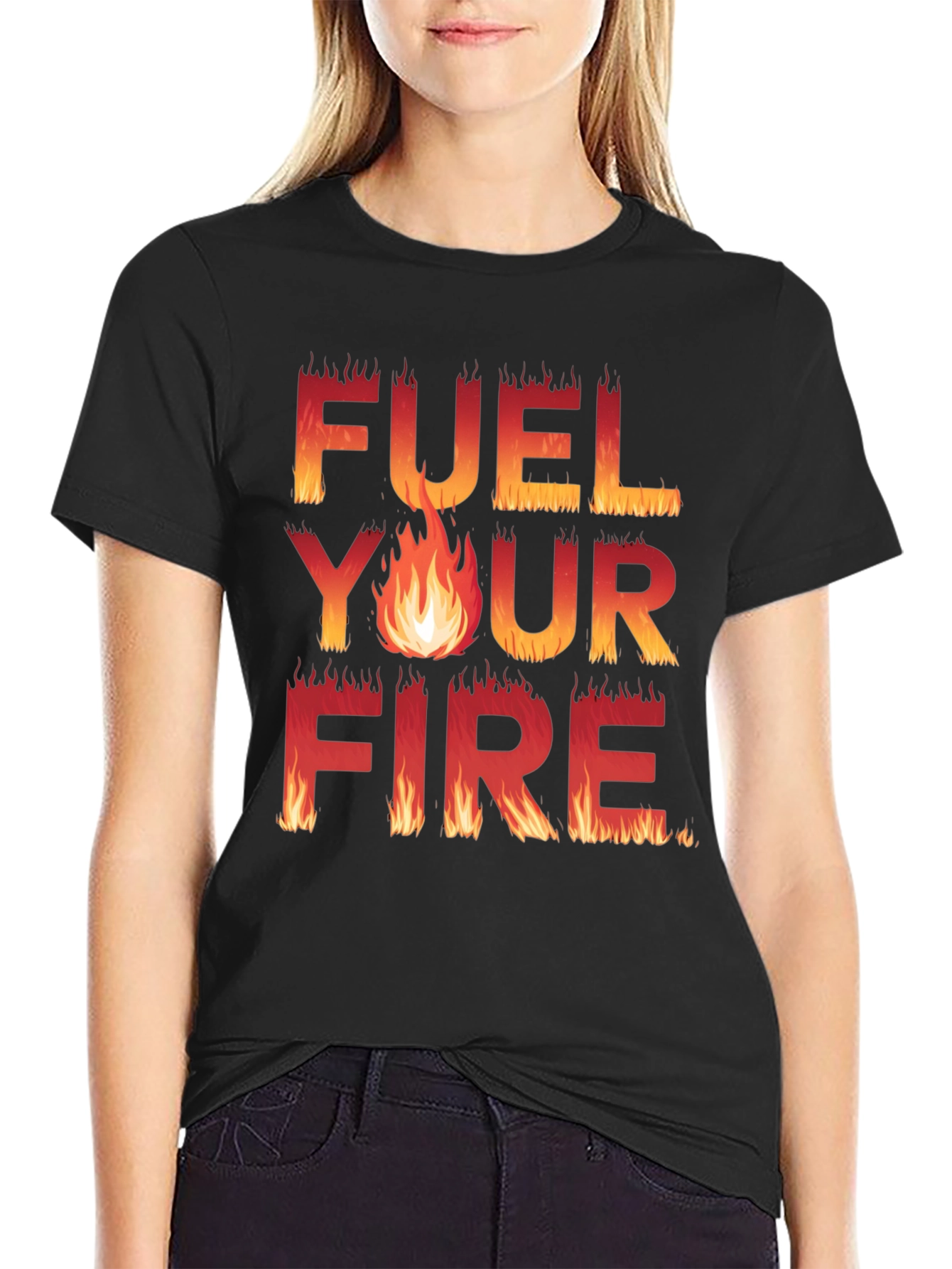 Fuel Your Fire Graphic Tee - Bold Statement Shirt