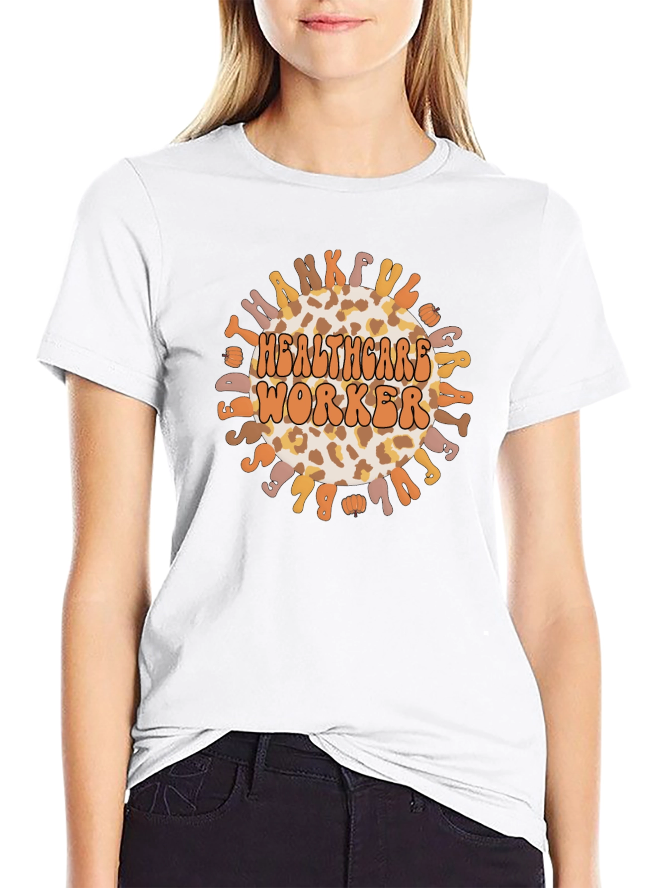 Thankful Healthcare Worker Graphic Tee