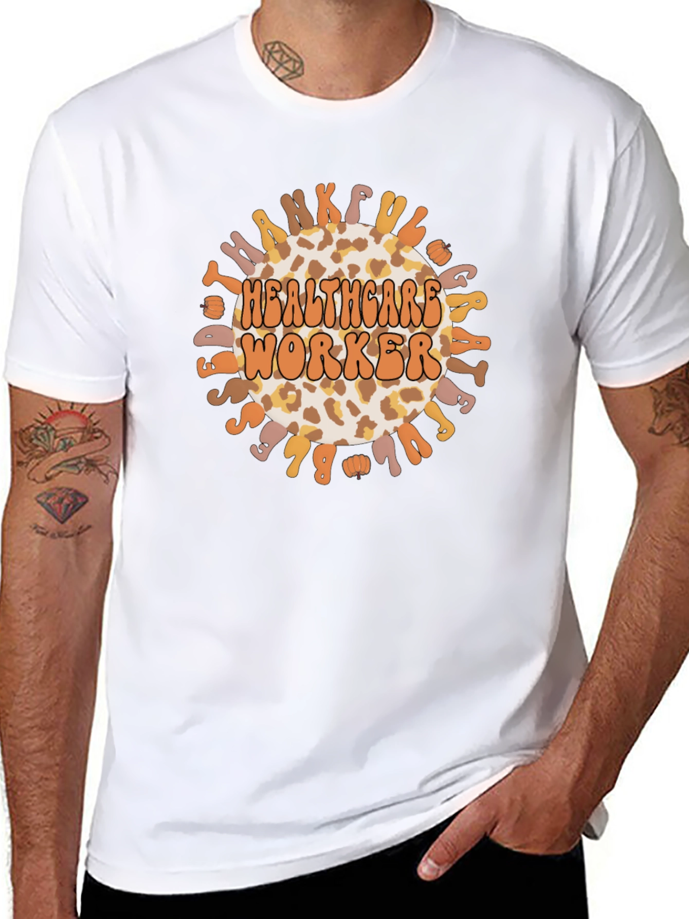 Thankful Healthcare Worker Graphic Tee