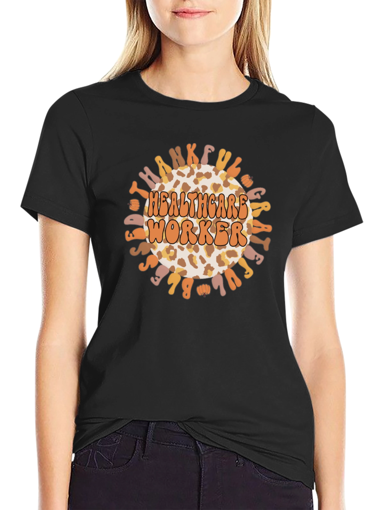 Thankful Healthcare Worker Graphic Tee