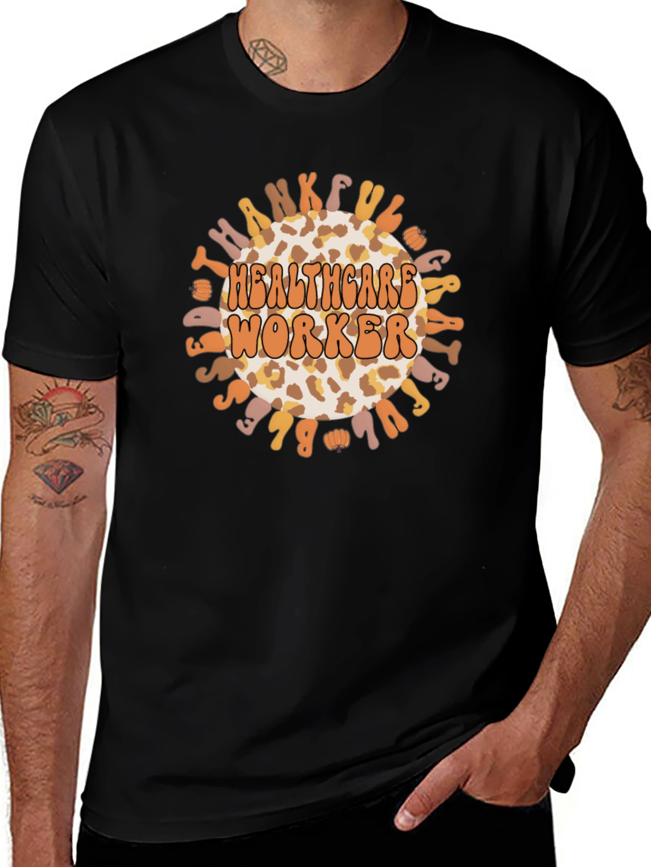 Thankful Healthcare Worker Graphic Tee