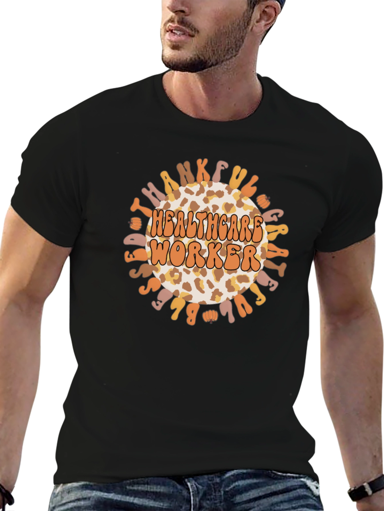 Thankful Healthcare Worker Graphic Tee