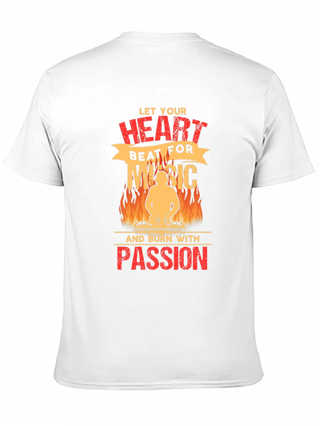 Let Your Heart Beat for Music T-Shirt