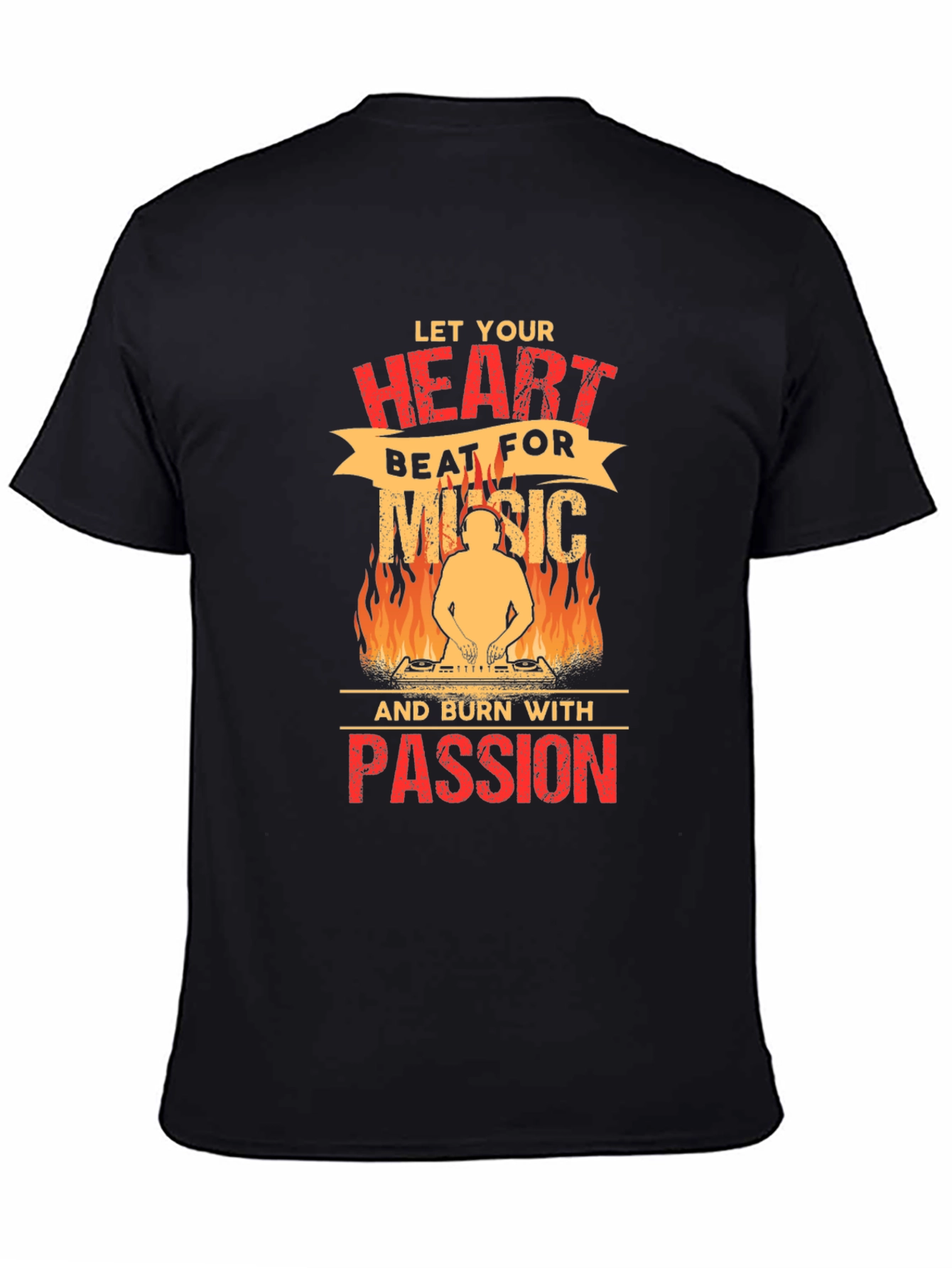 Let Your Heart Beat for Music T-Shirt
