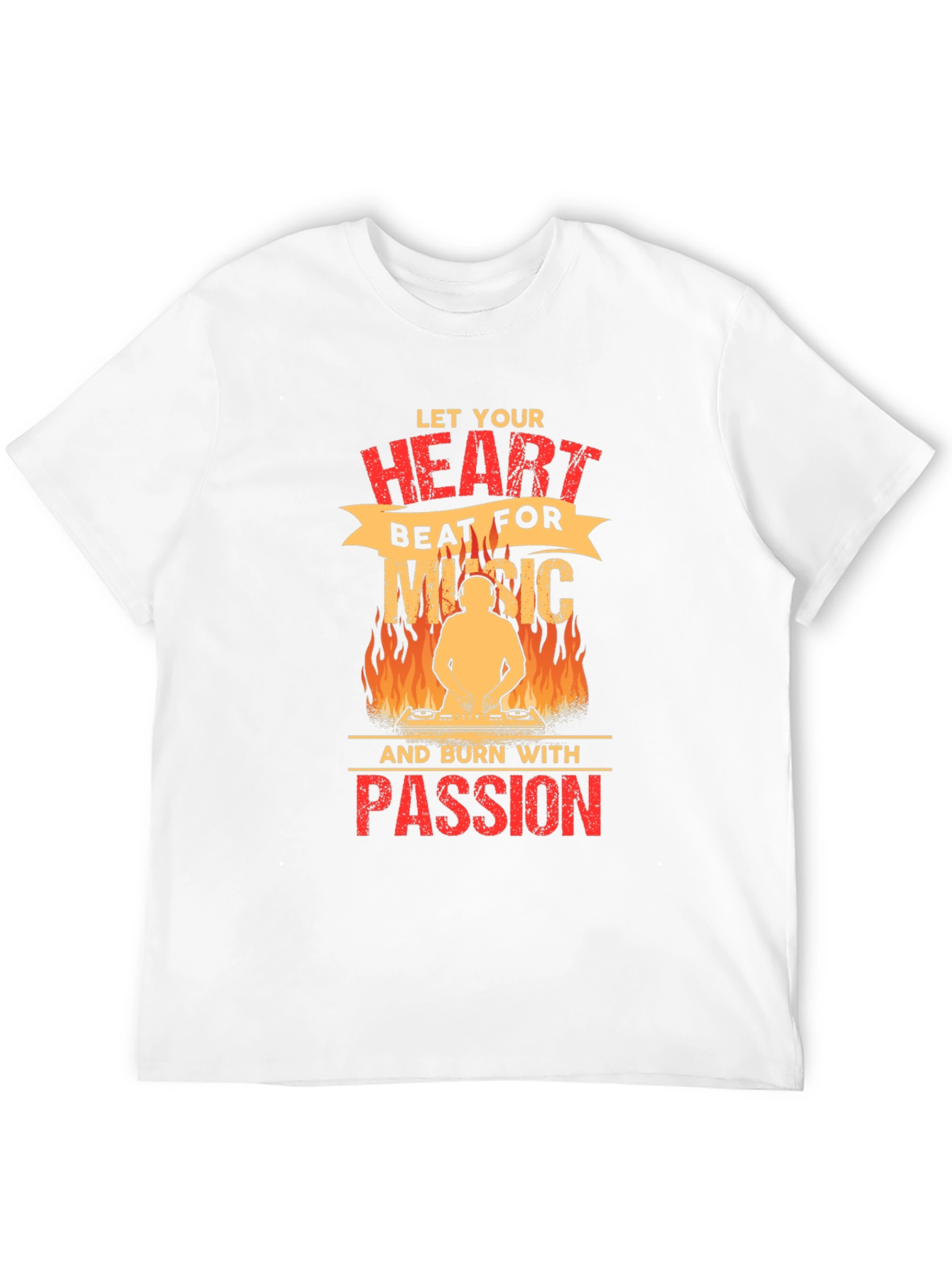 Let Your Heart Beat for Music T-Shirt