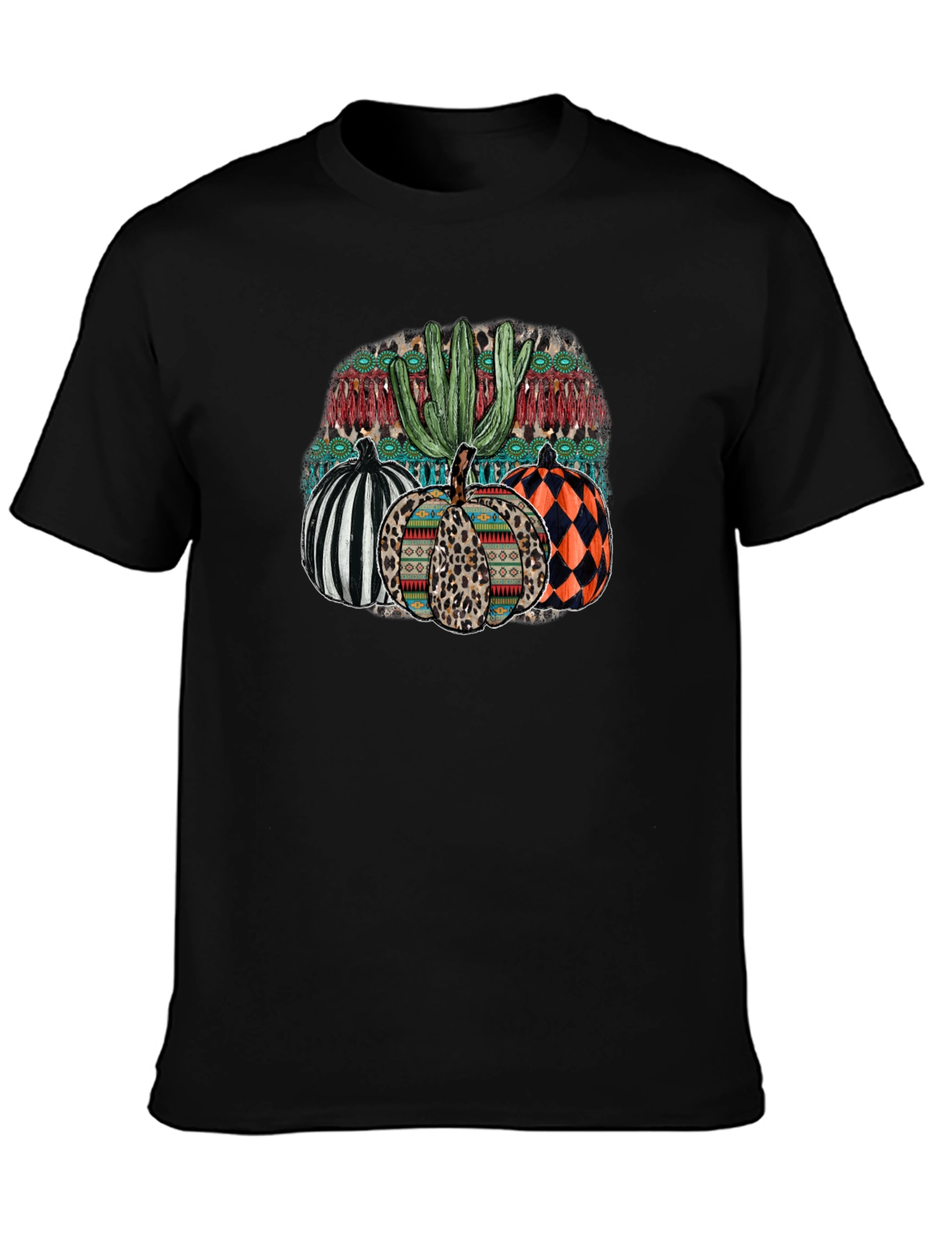 Western Pumpkin Cactus Graphic Tee