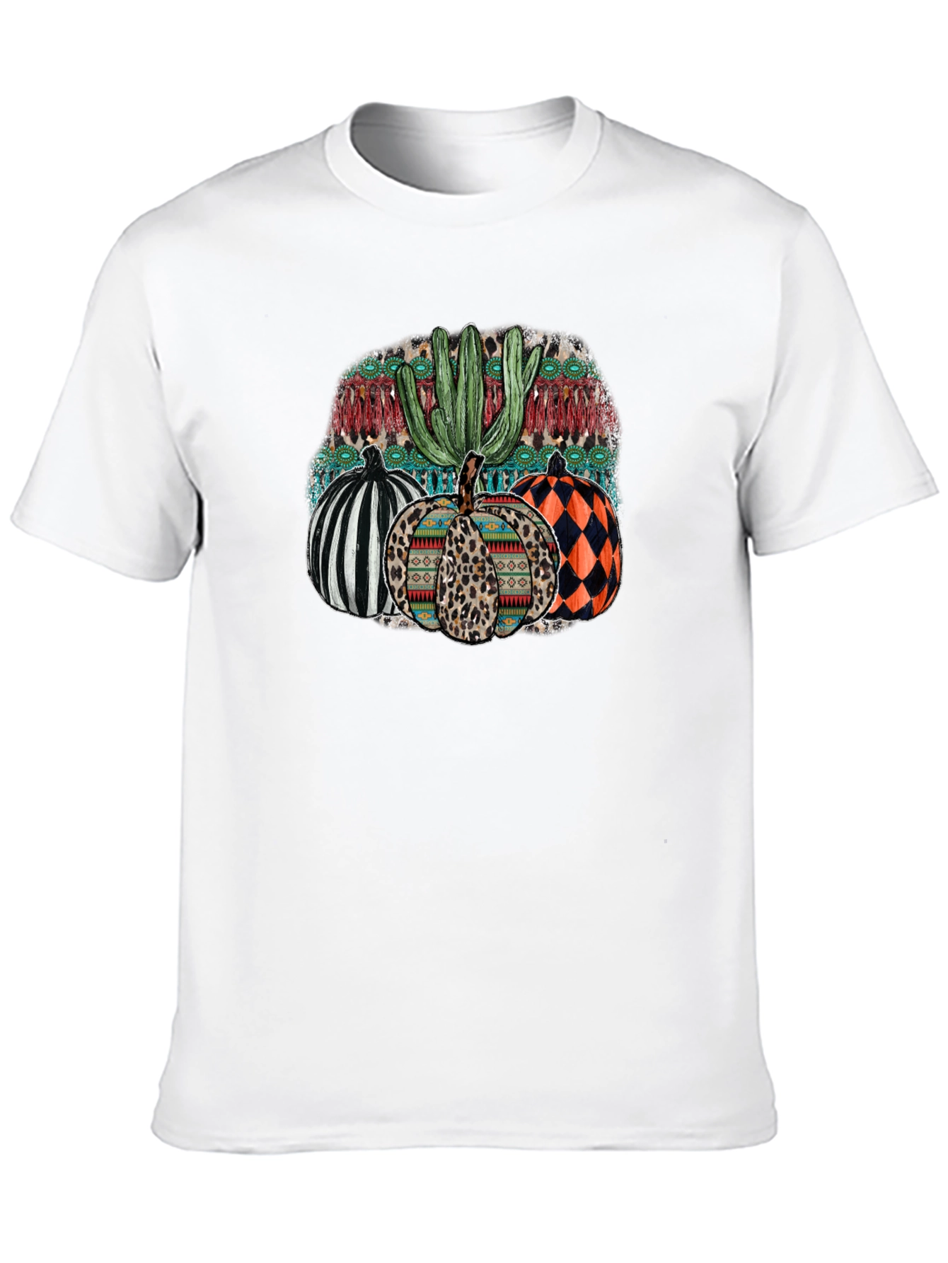Western Pumpkin Cactus Graphic Tee