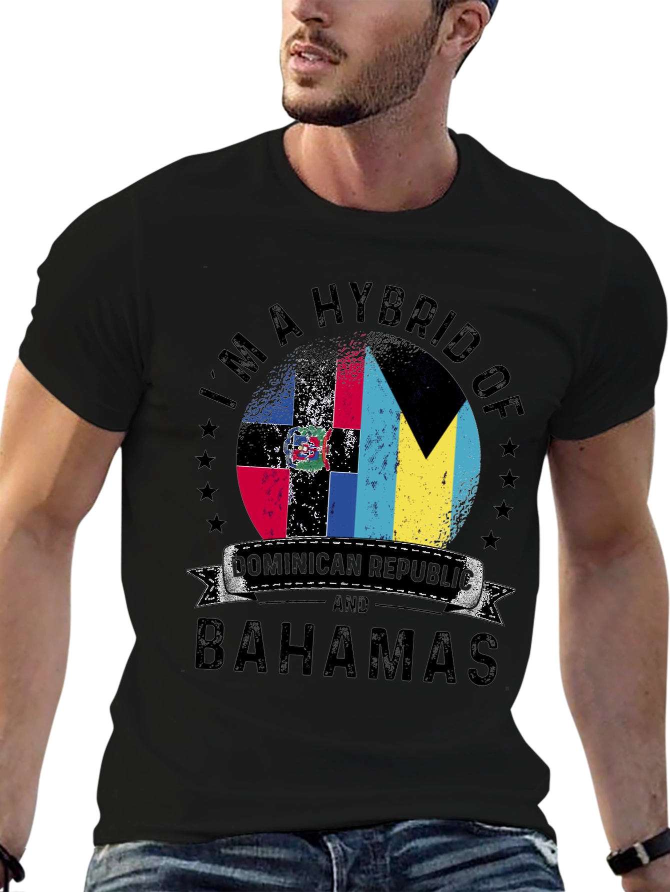 Hybrid Dominican Republic & Bahamas T-Shirt