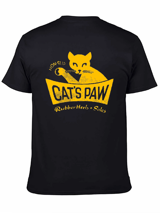 Cats Paw Rubber Heels T-Shirt - Vintage Style