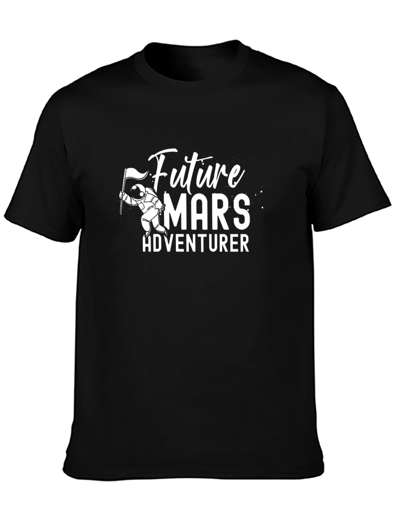 Future Mars Adventurer Black T-Shirt