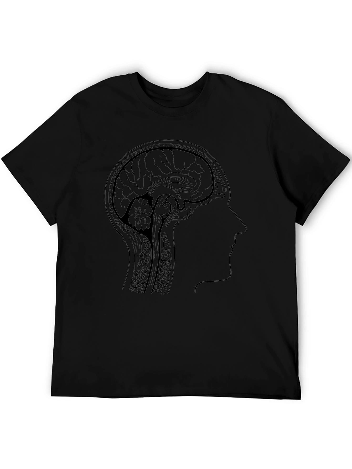 Brain Anatomy T-Shirt - Artistic Medical Tee