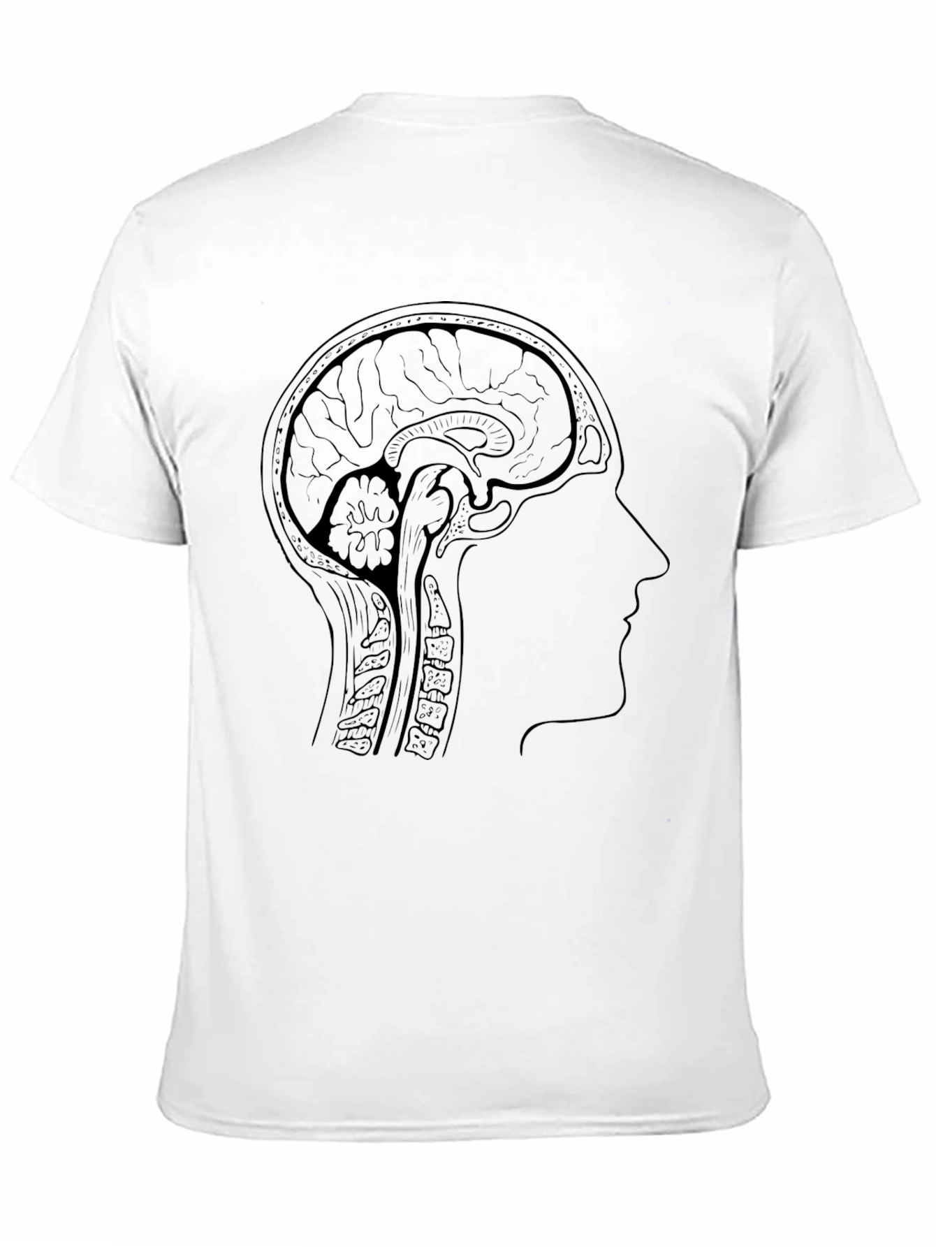 Brain Anatomy T-Shirt - Artistic Medical Tee