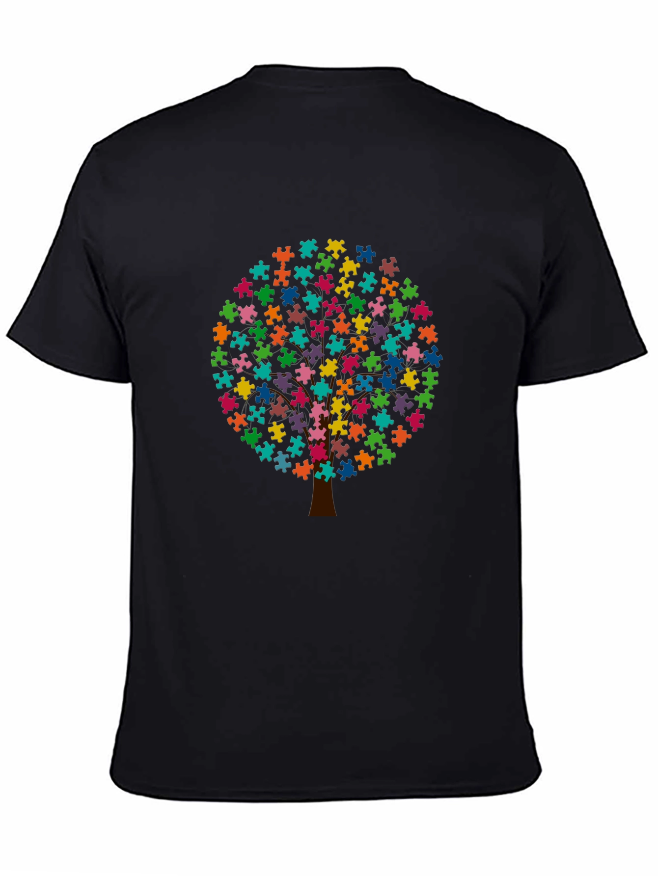 Autism Awareness Puzzle Tree T-Shirt