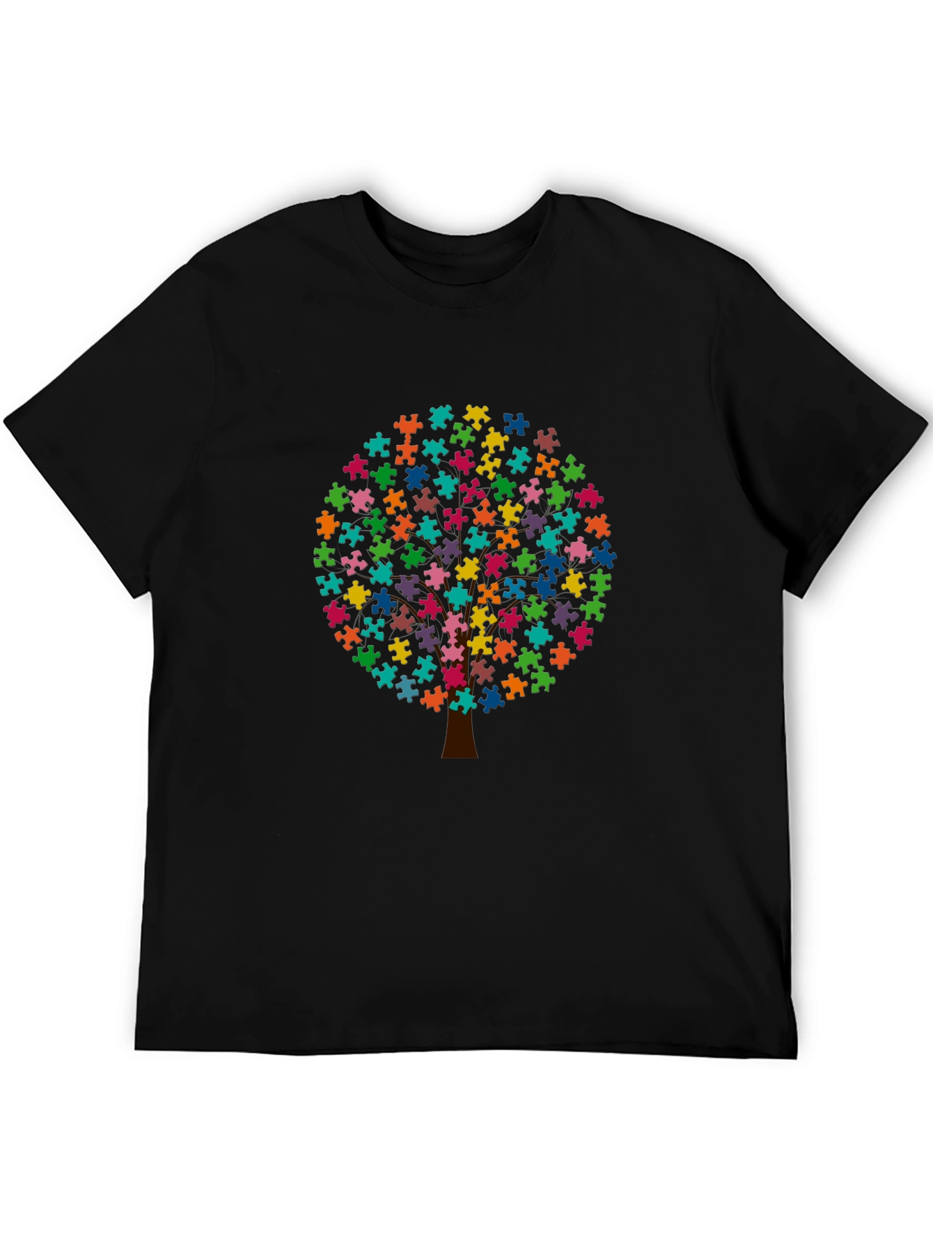 Autism Awareness Puzzle Tree T-Shirt