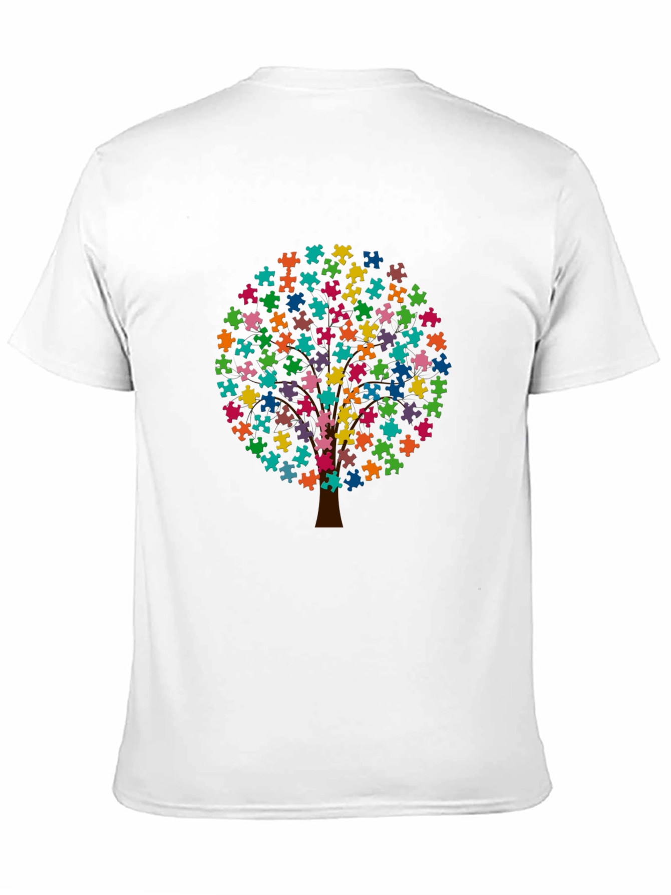 Autism Awareness Puzzle Tree T-Shirt