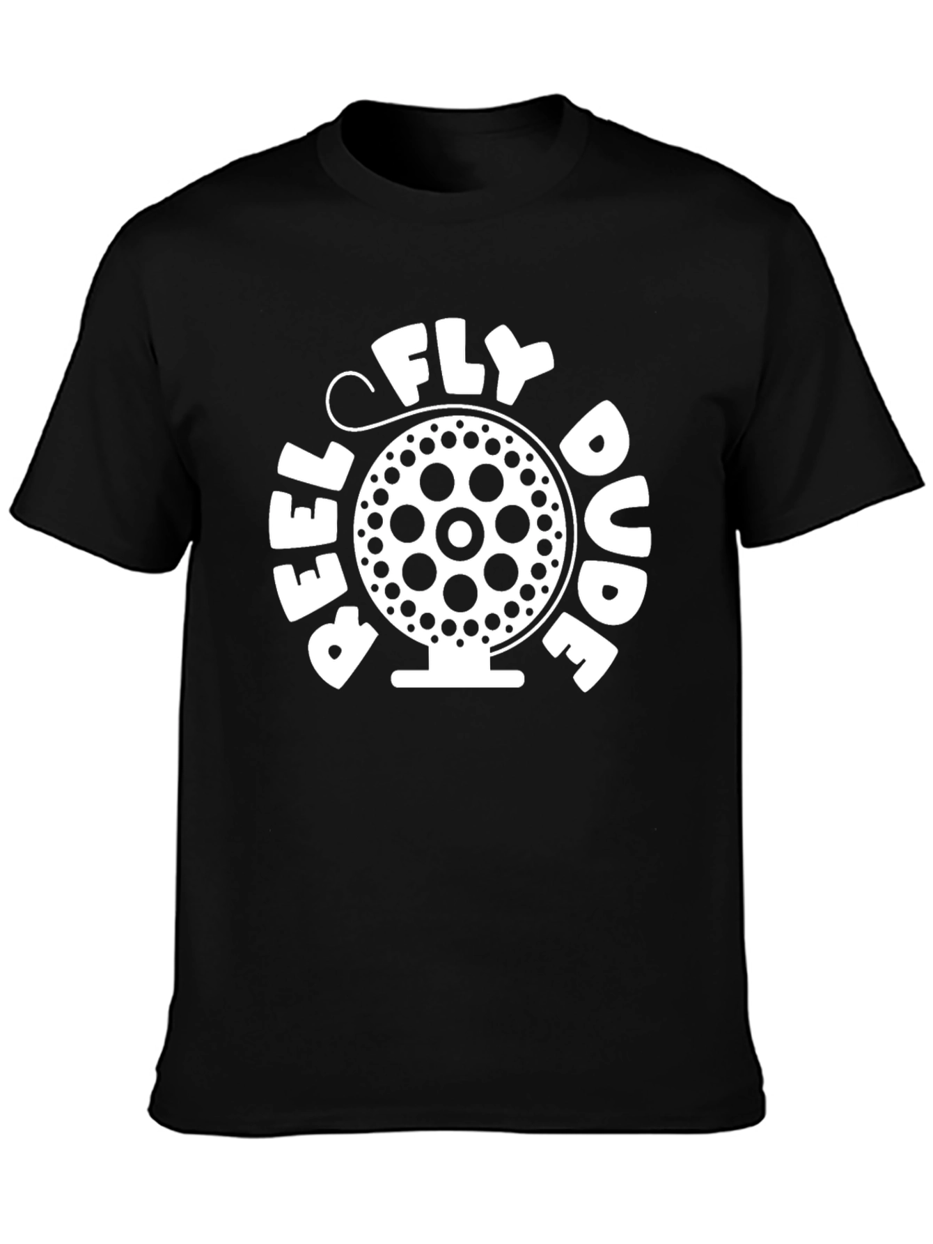 Reel Fly Dude Fishing Graphic T-Shirt