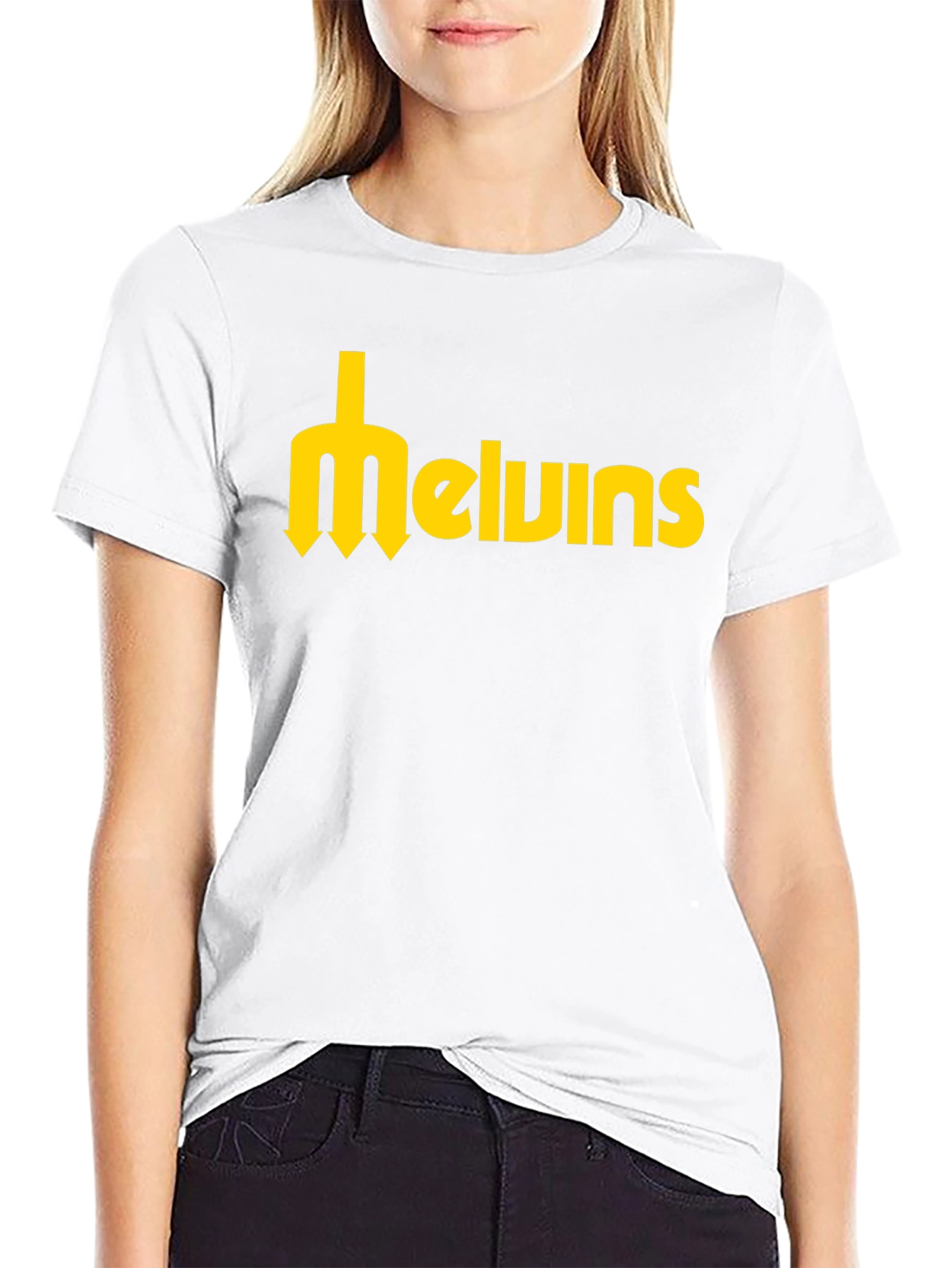 Melvins Band Logo Black T-Shirt