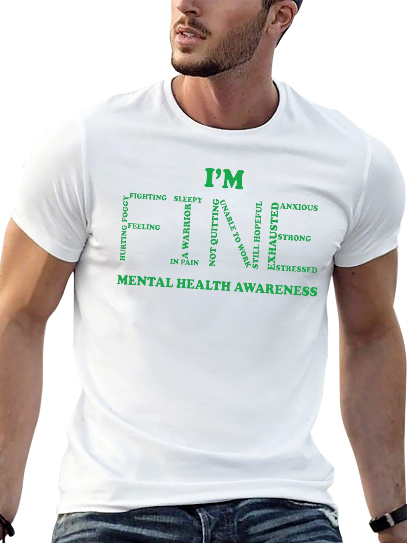 Im Fine Mental Health Awareness T-Shirt