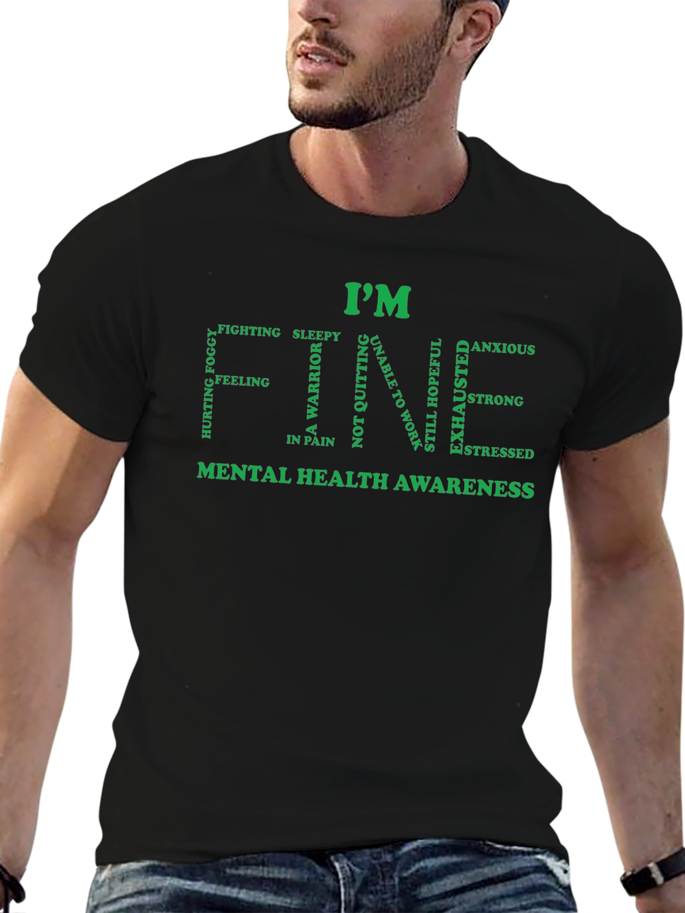 Im Fine Mental Health Awareness T-Shirt